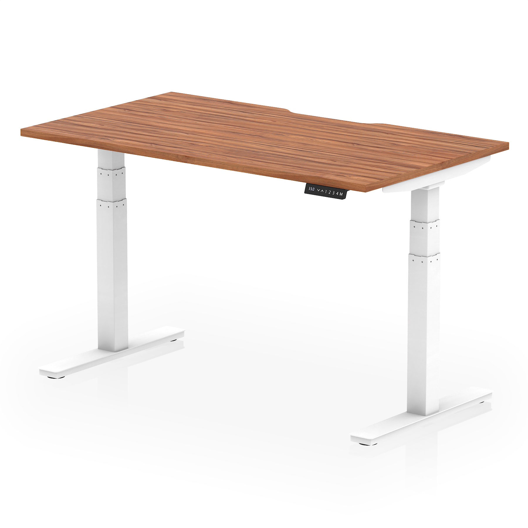 Walnut / White Frame
