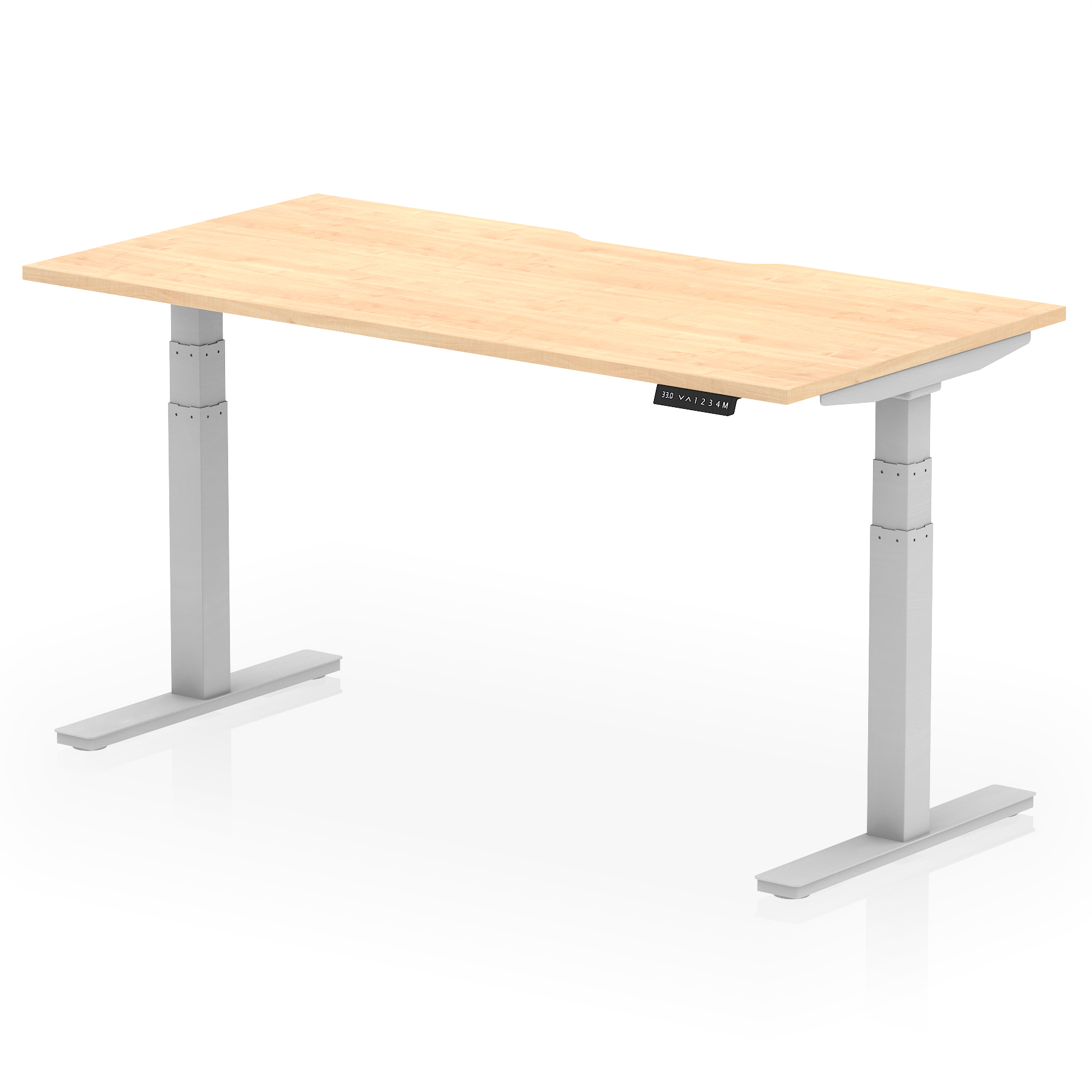 Maple / Silver Frame