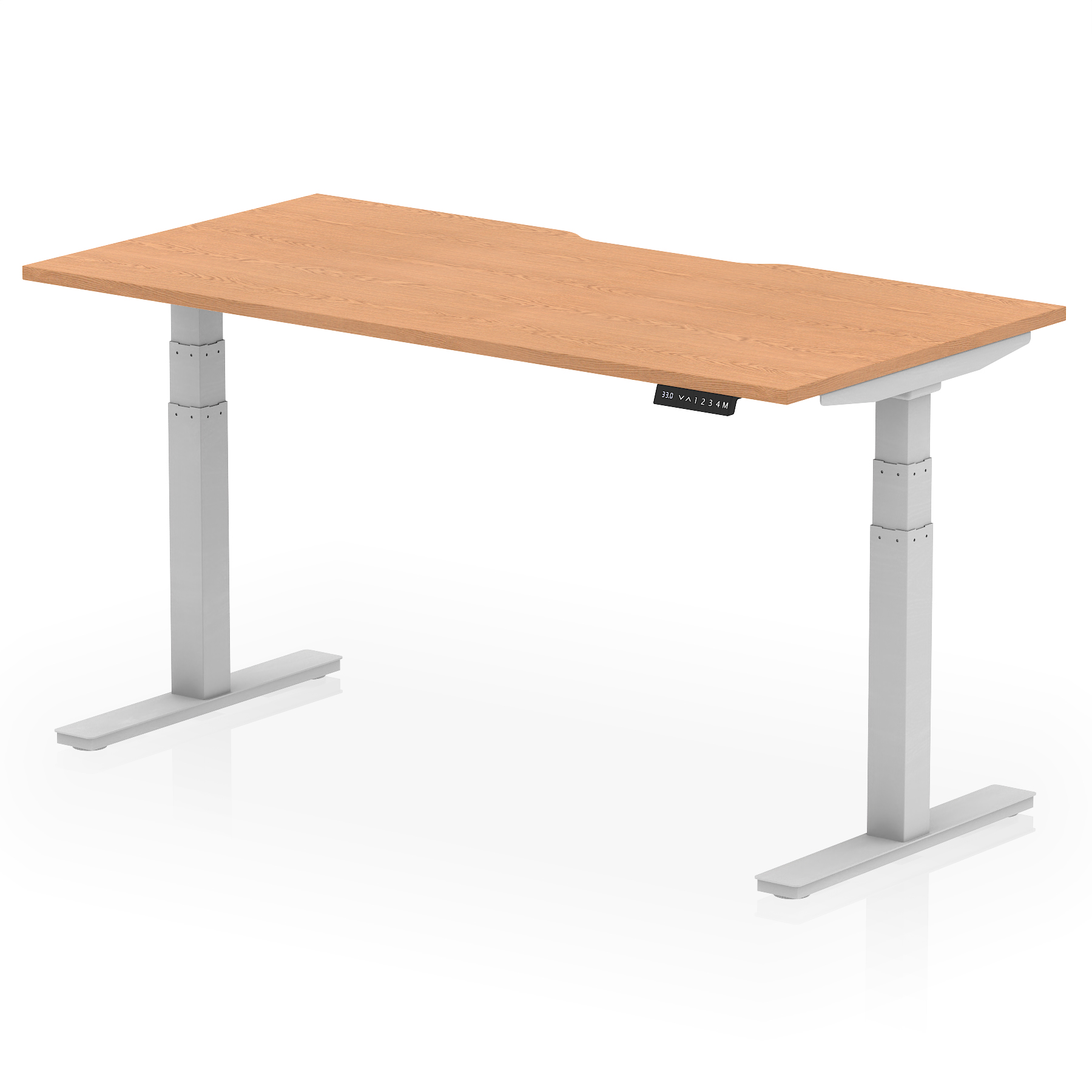 Oak / Silver Frame