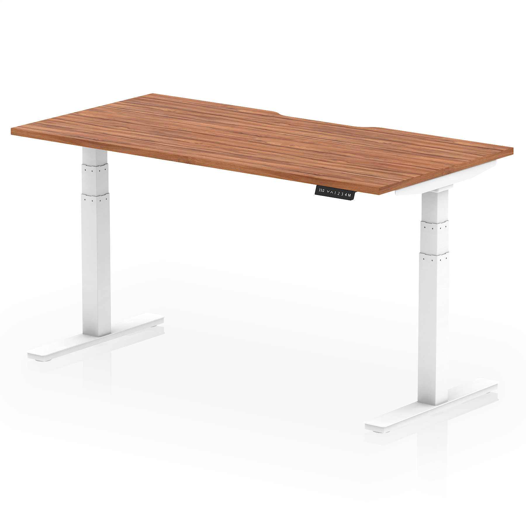 Walnut / White Frame
