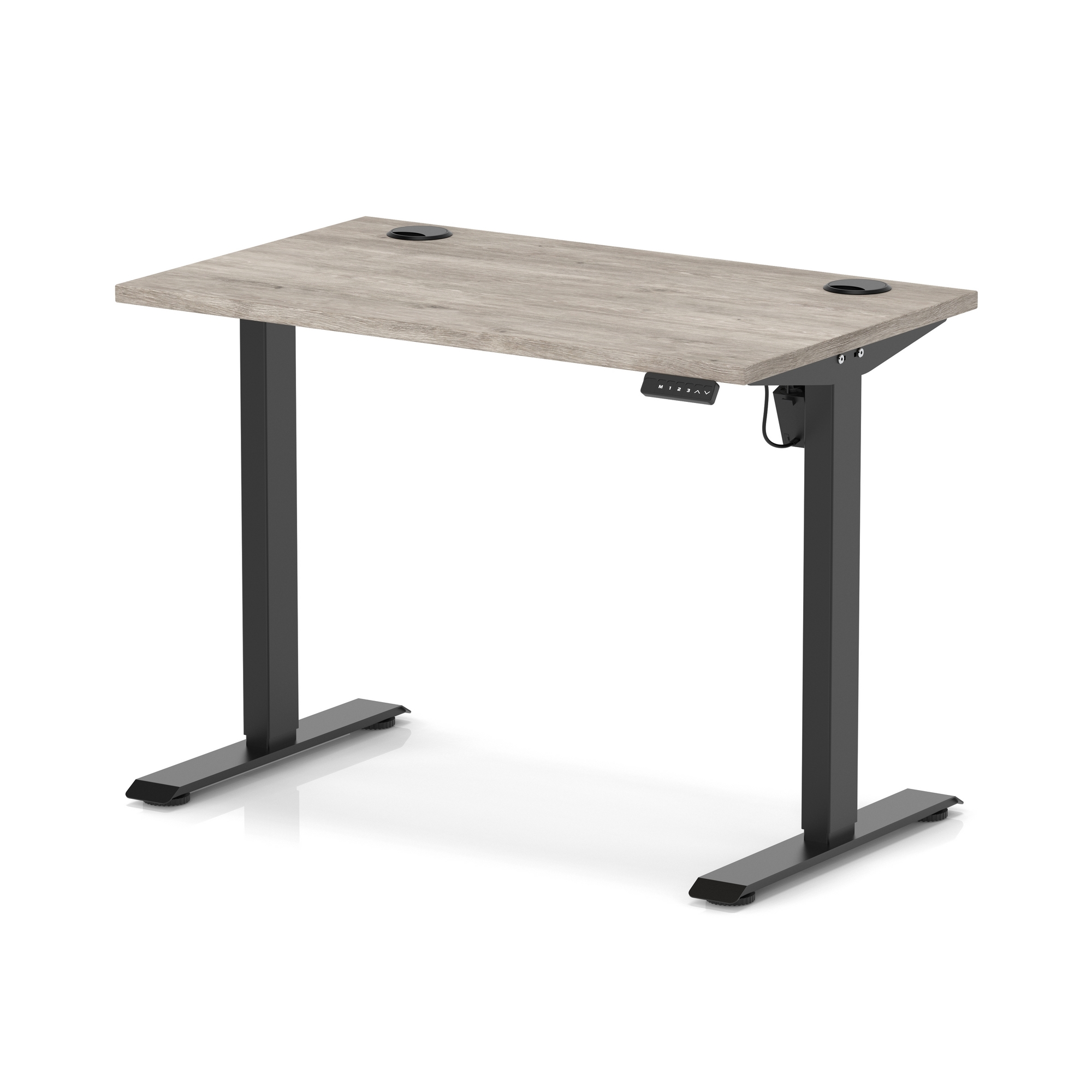 Grey Oak / Black Frame