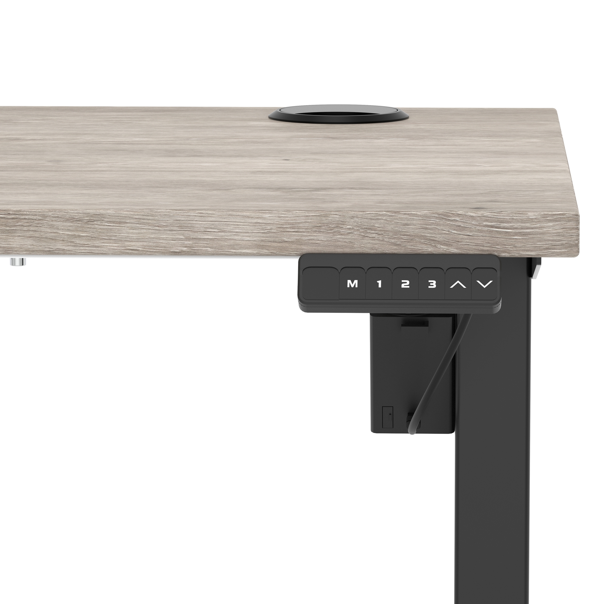 Grey Oak / Black Frame