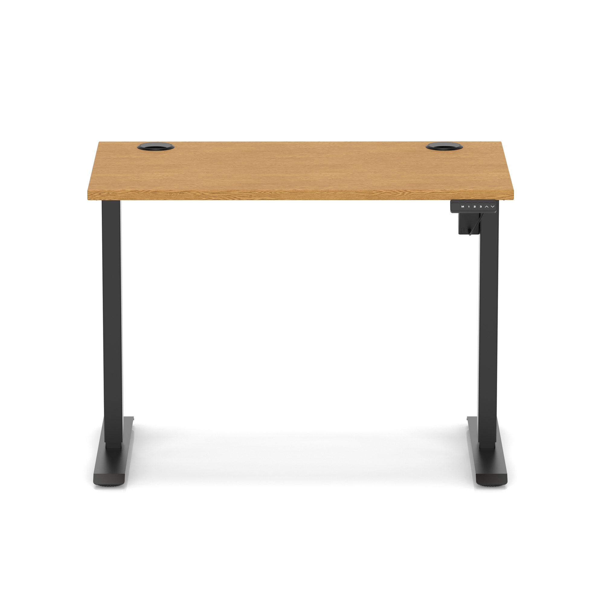Oak / Black Frame
