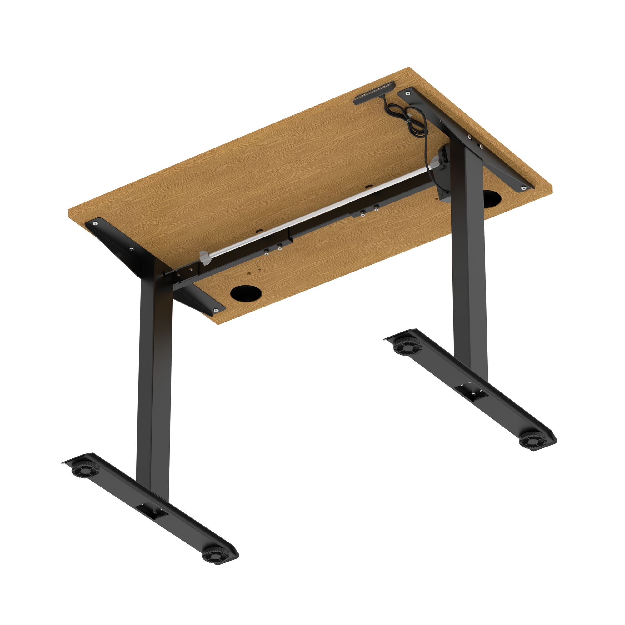 Oak / Black Frame
