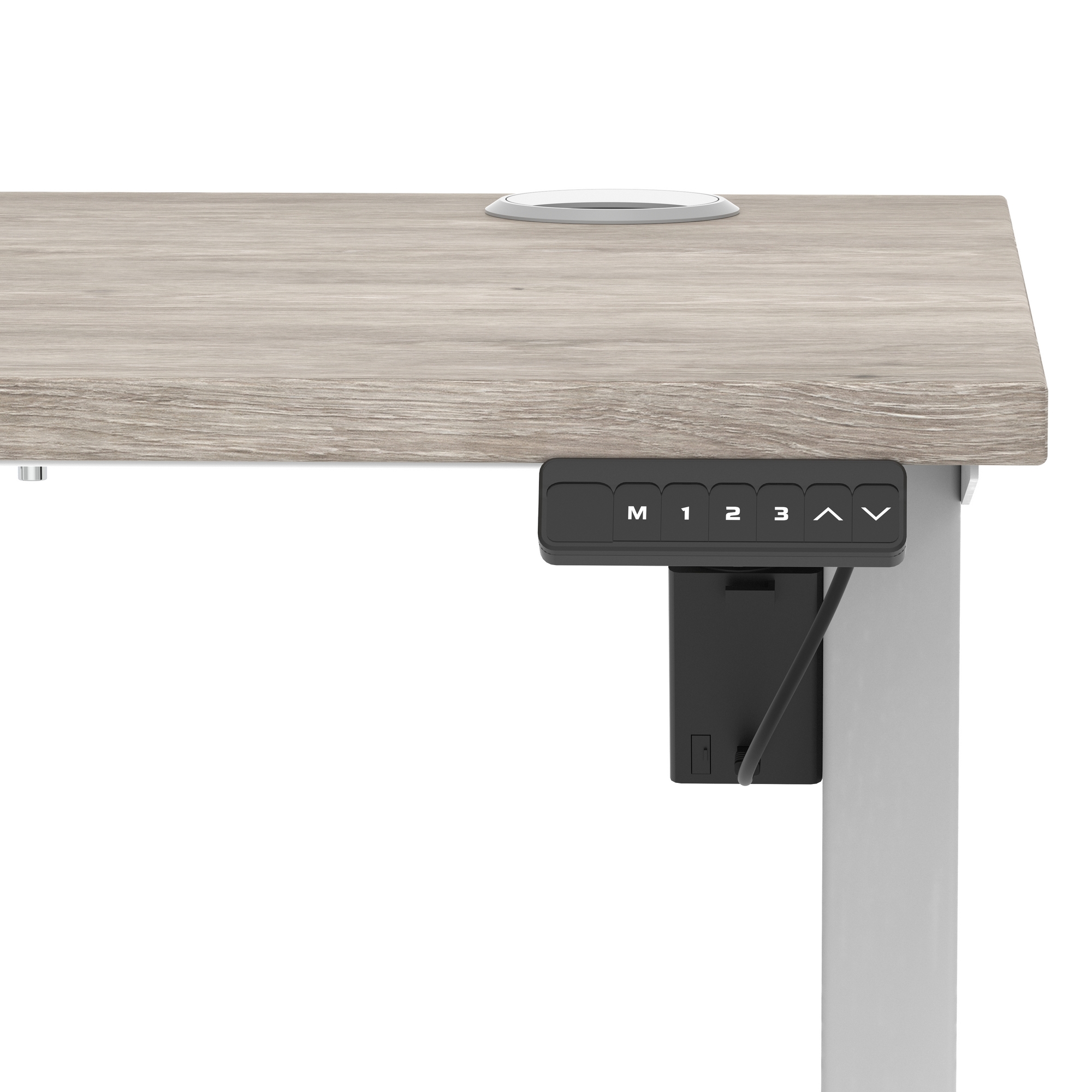 Grey Oak / Silver Frame