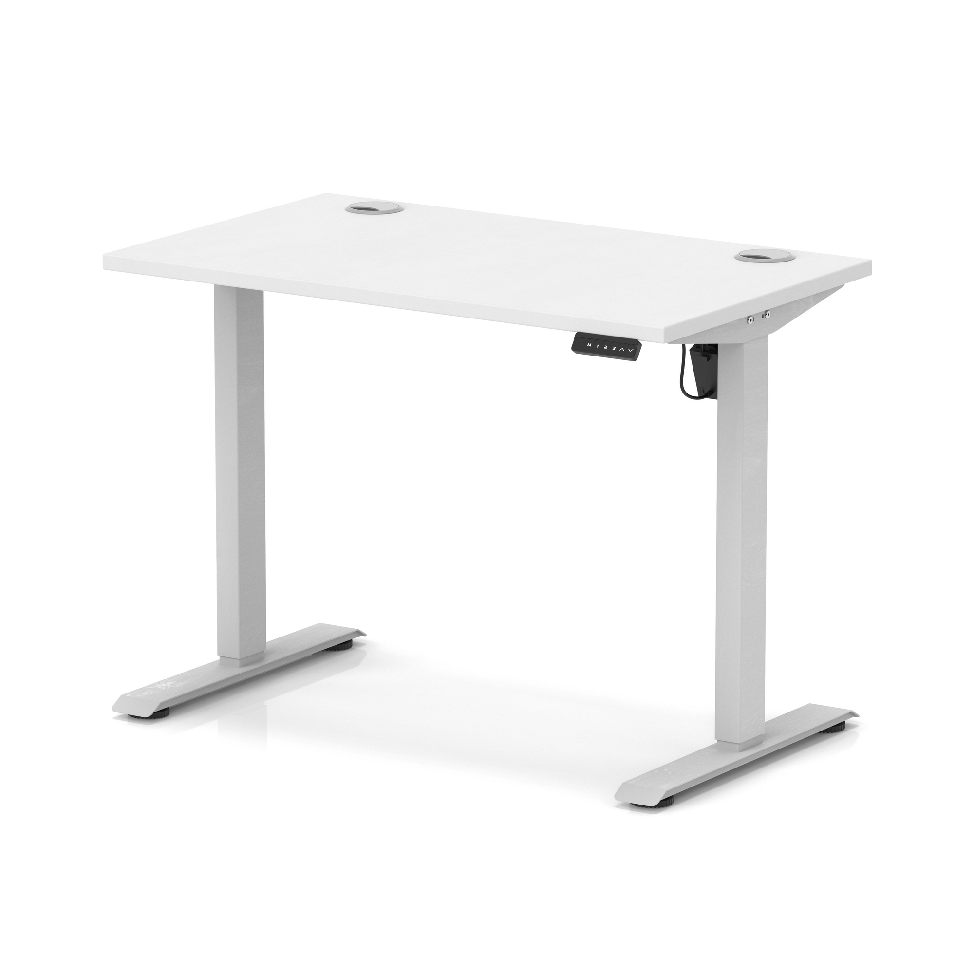 White / Silver Frame