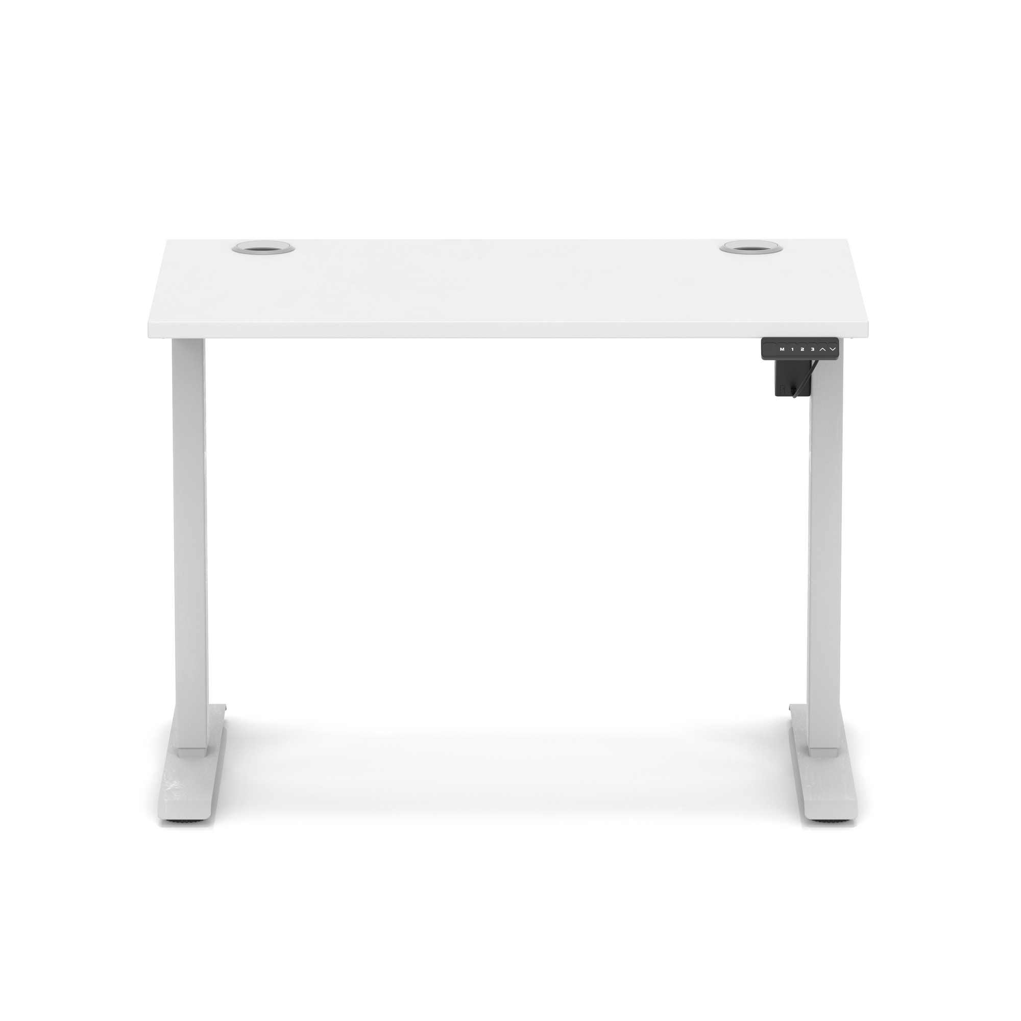 White / Silver Frame