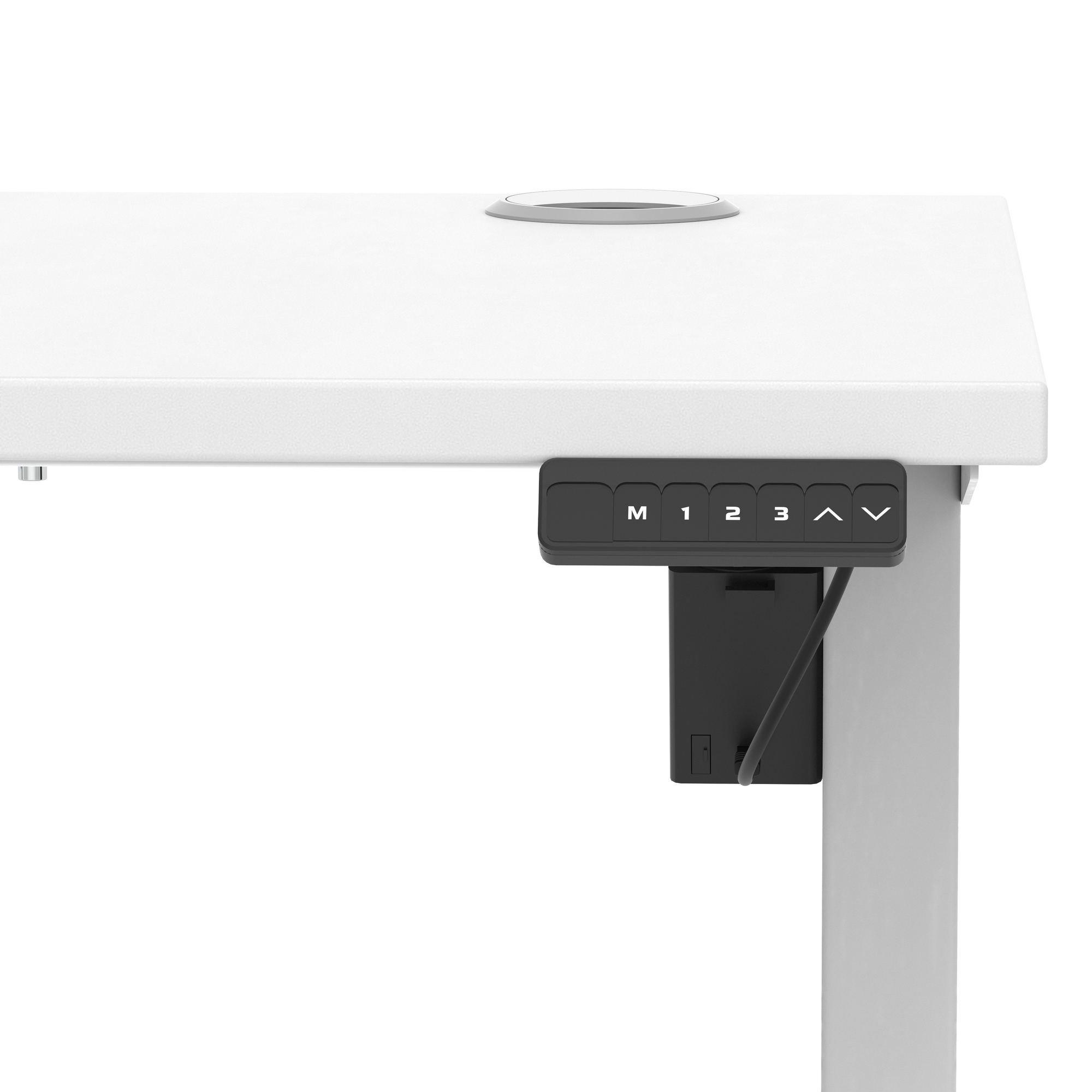 White / Silver Frame