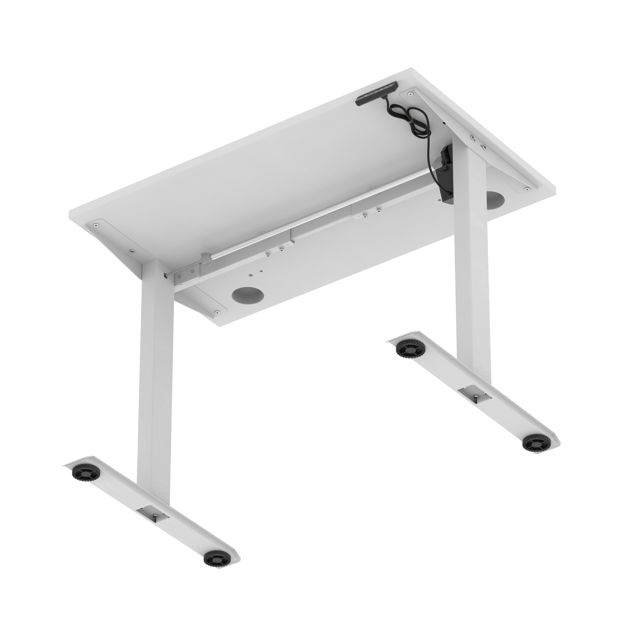 White / Silver Frame