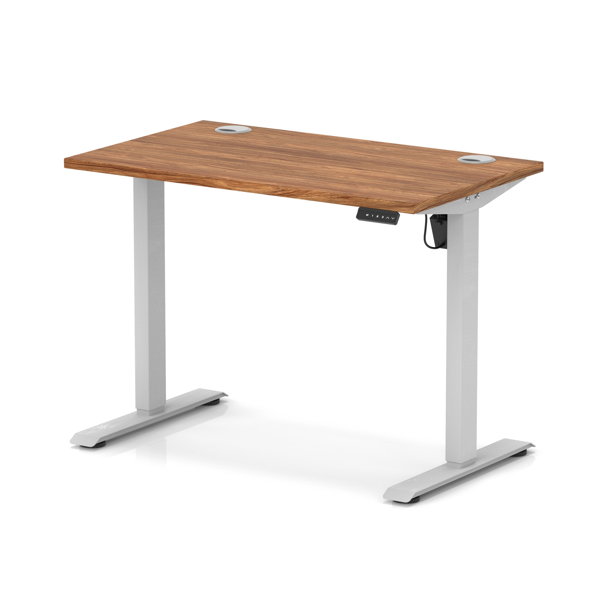 Walnut / Silver Frame