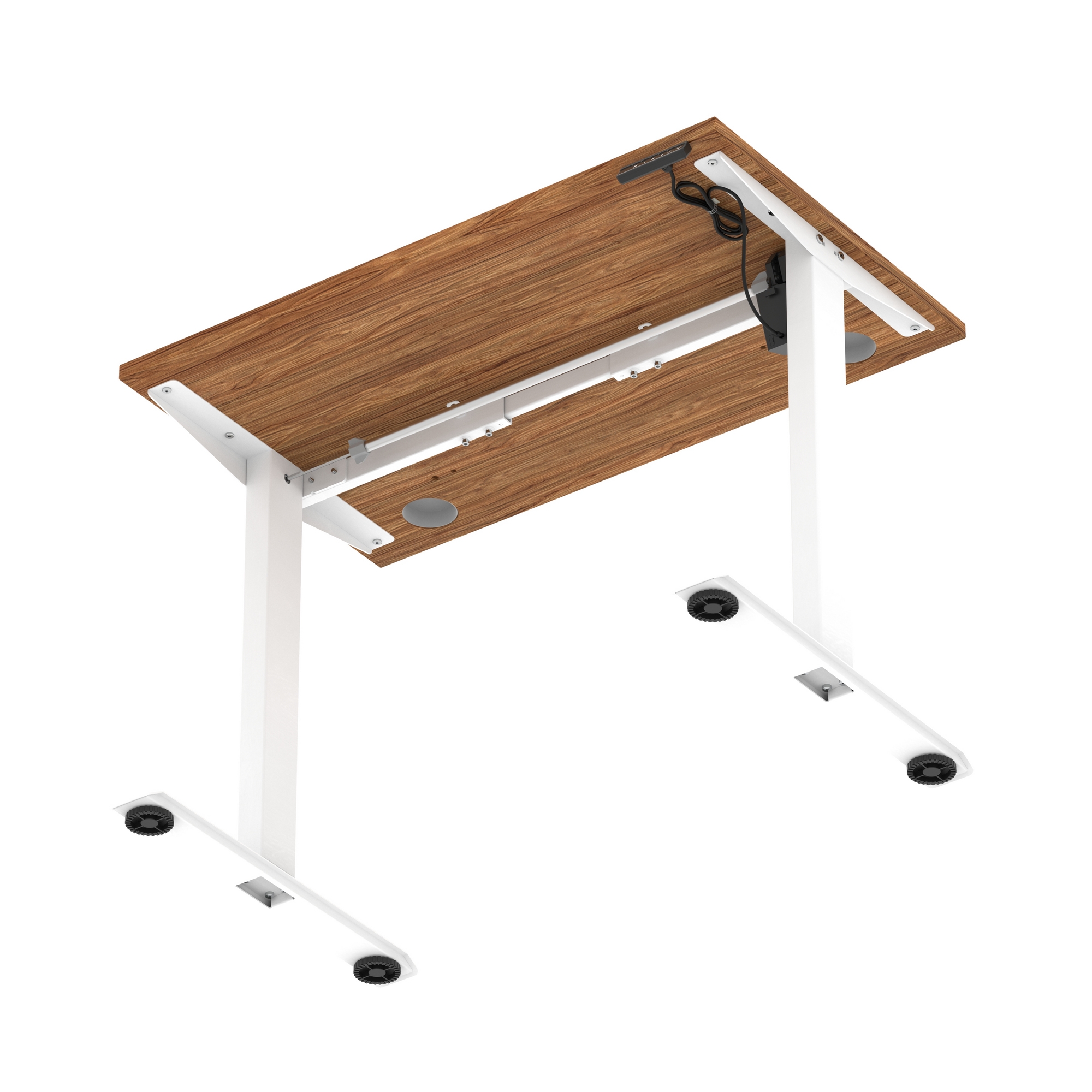 Walnut / White Frame