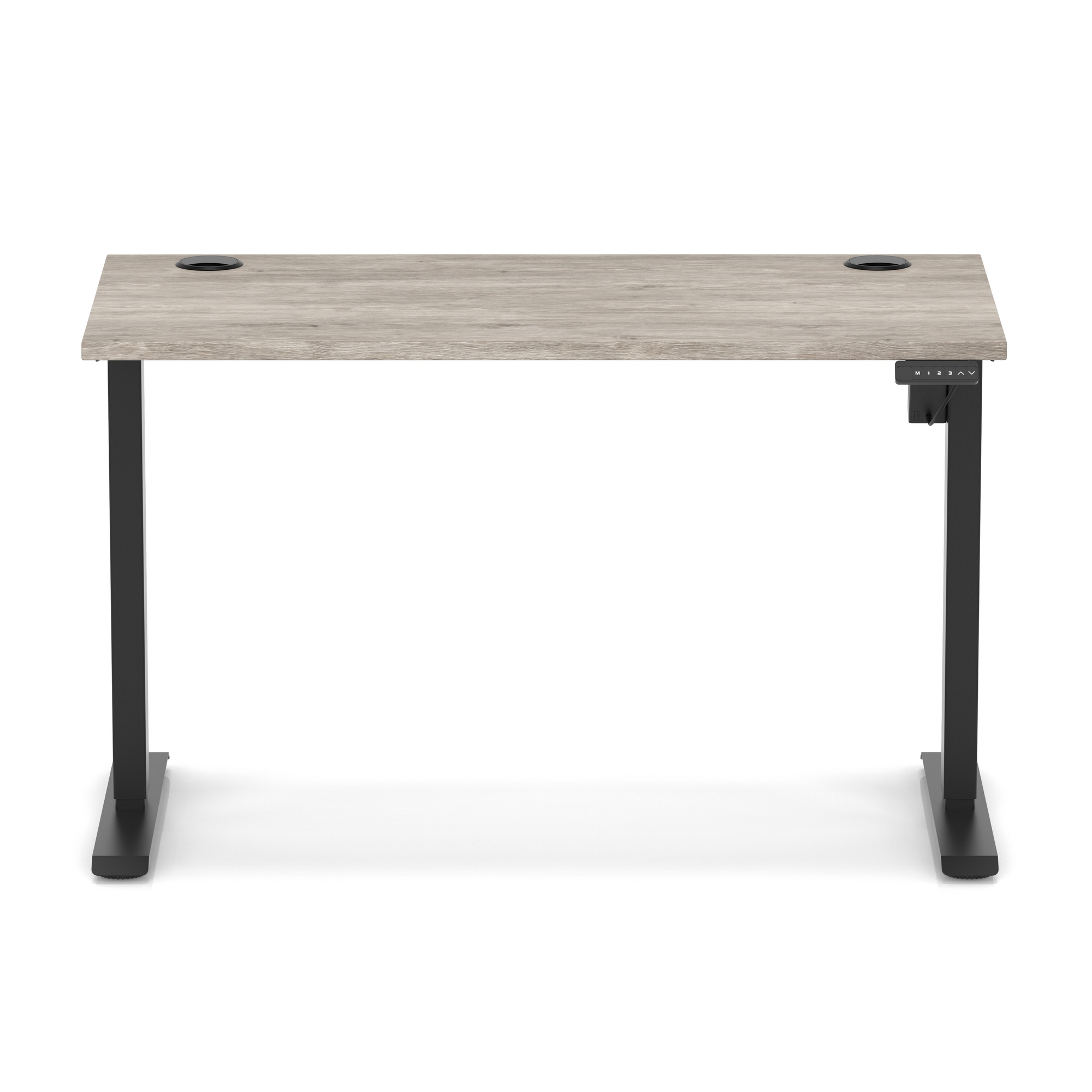 Grey Oak / Black Frame