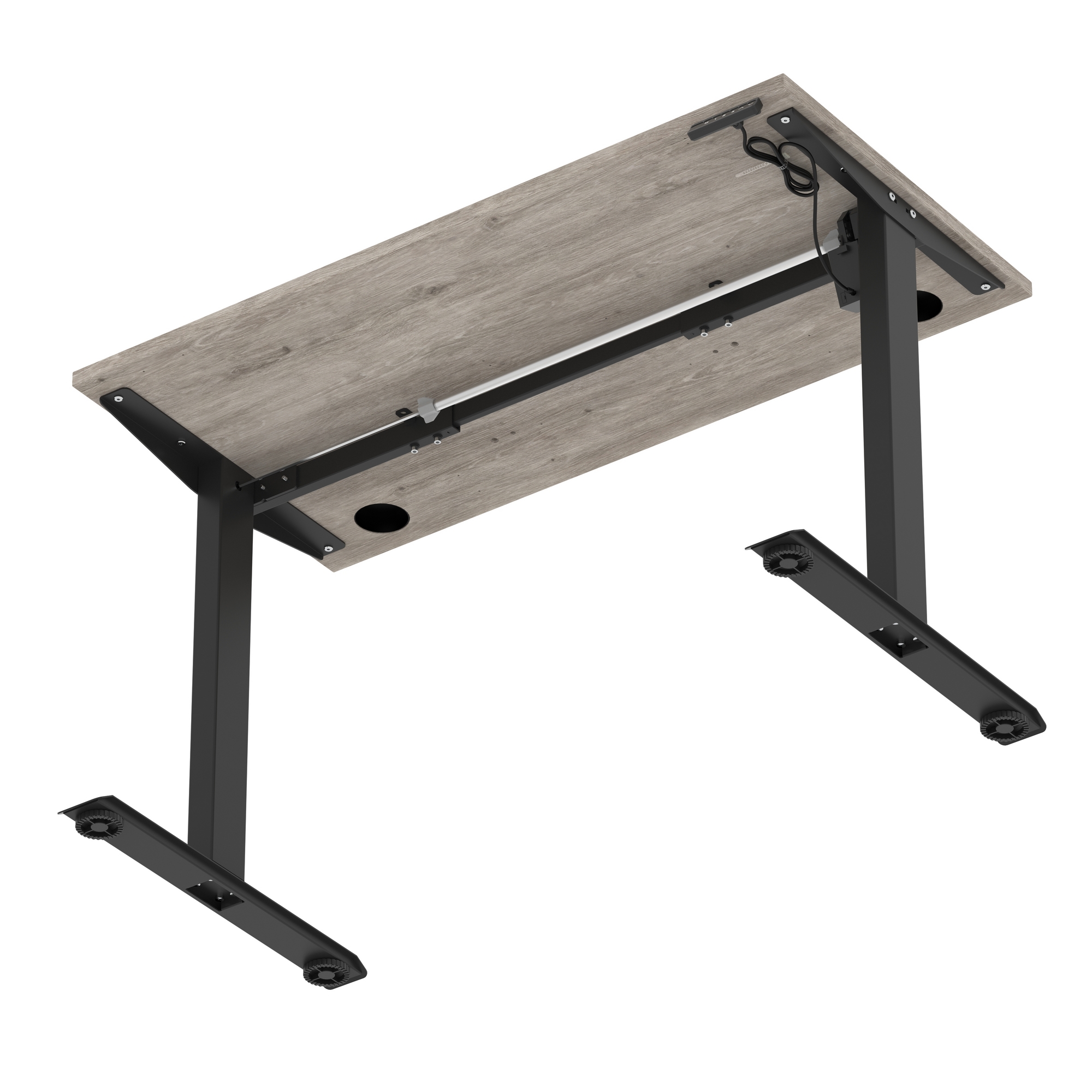 Grey Oak / Black Frame