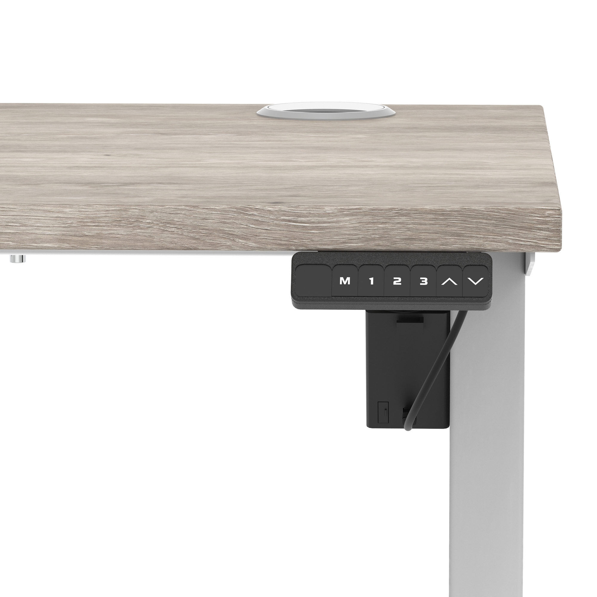 Grey Oak / Silver Frame