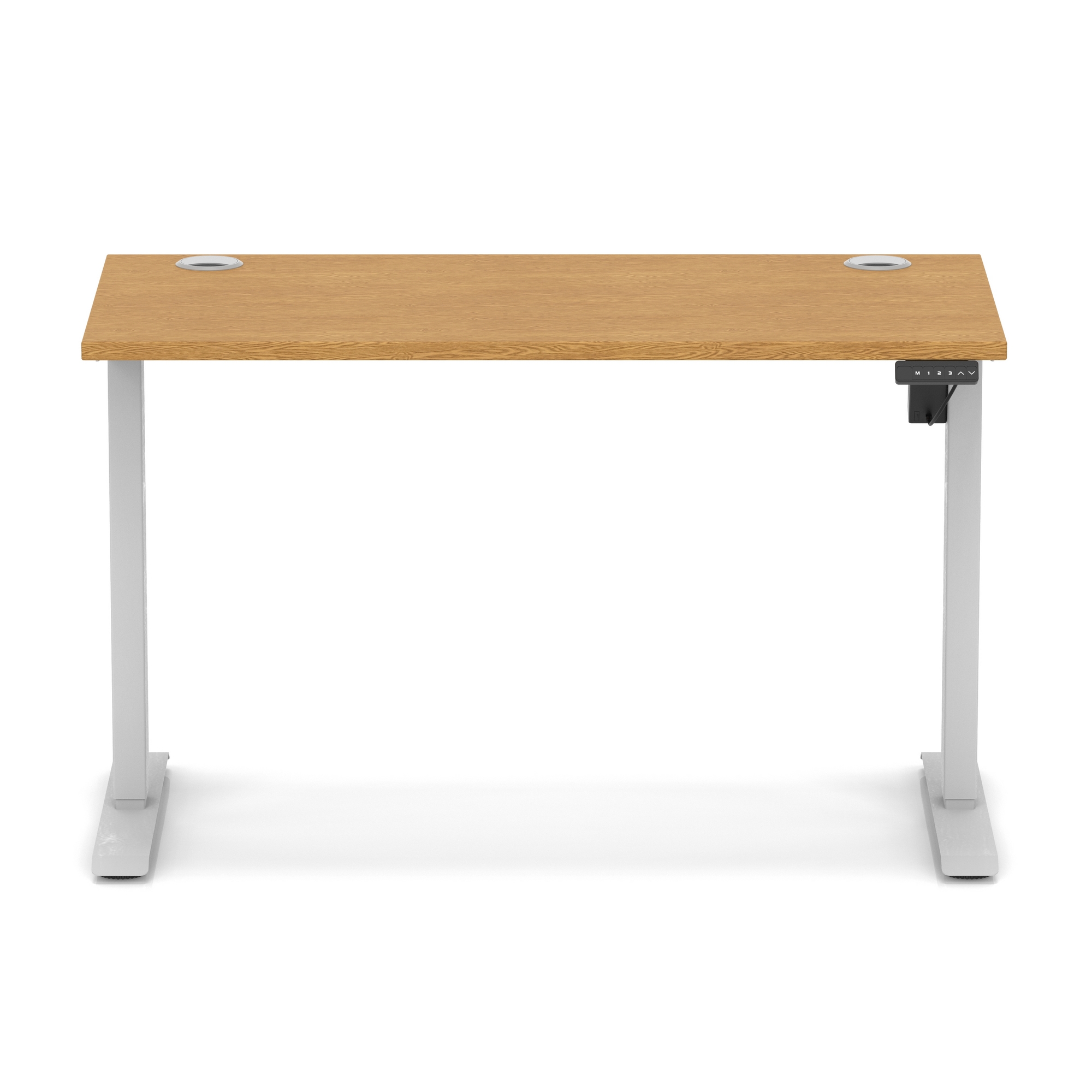 Oak / Silver Frame