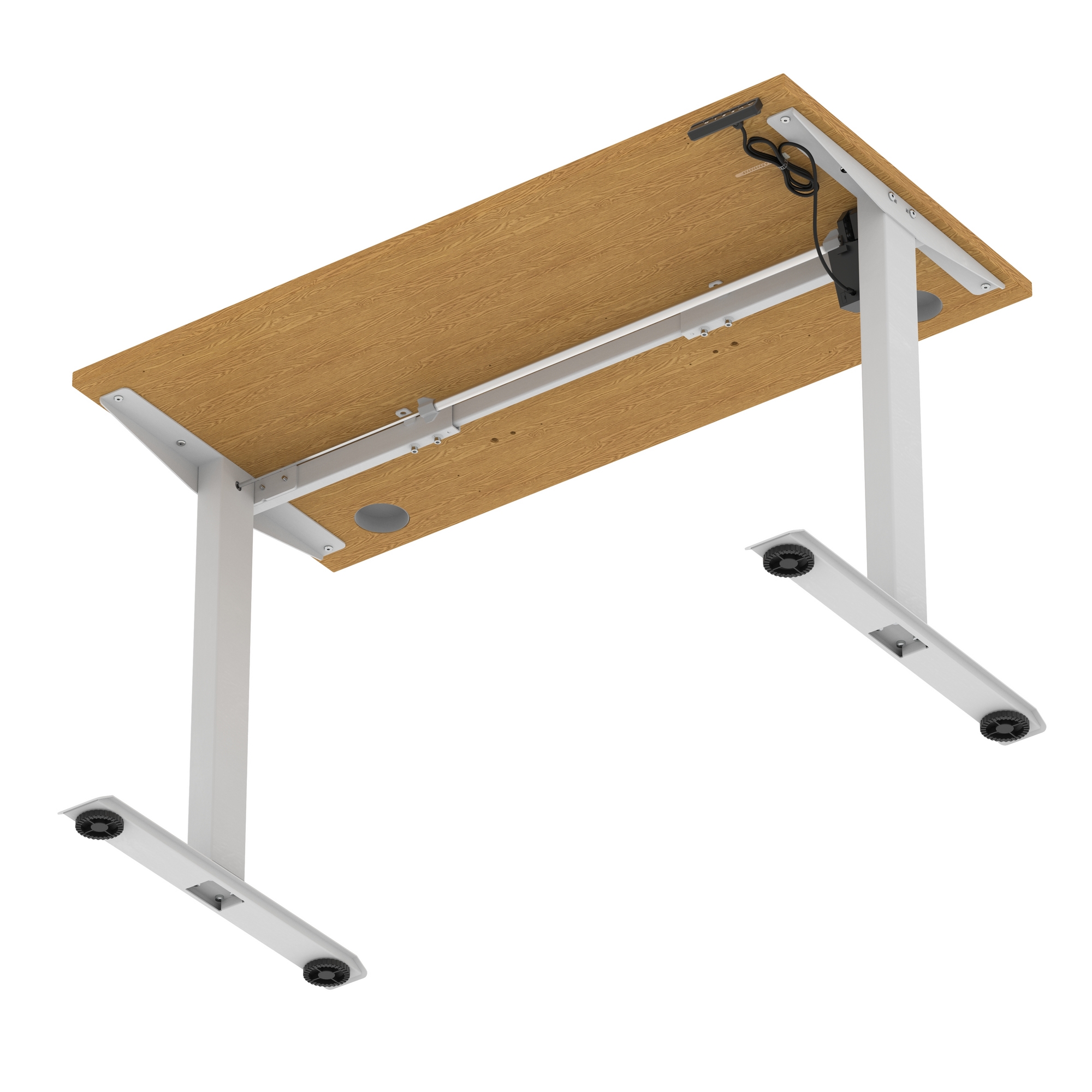 Oak / Silver Frame