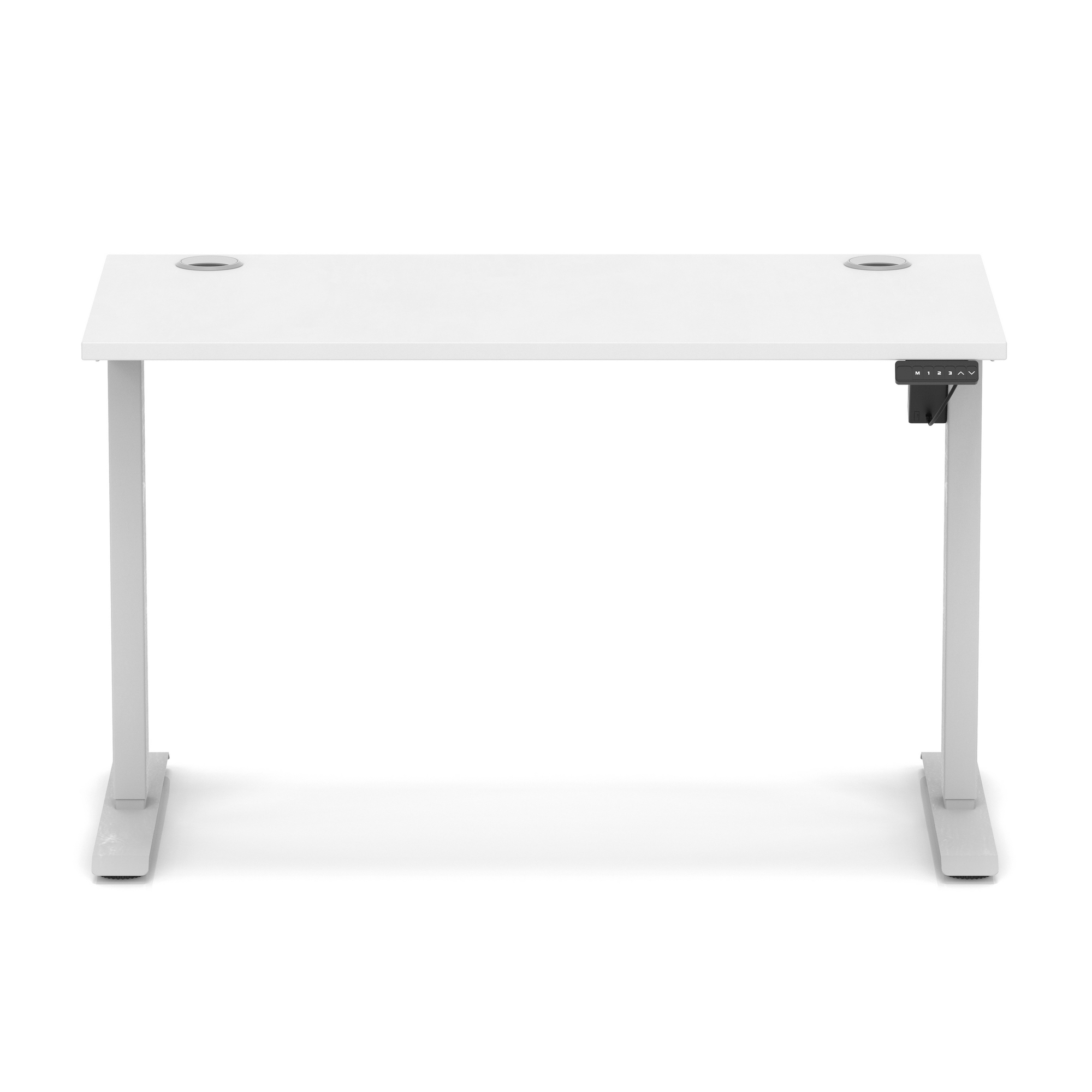 White / Silver Frame