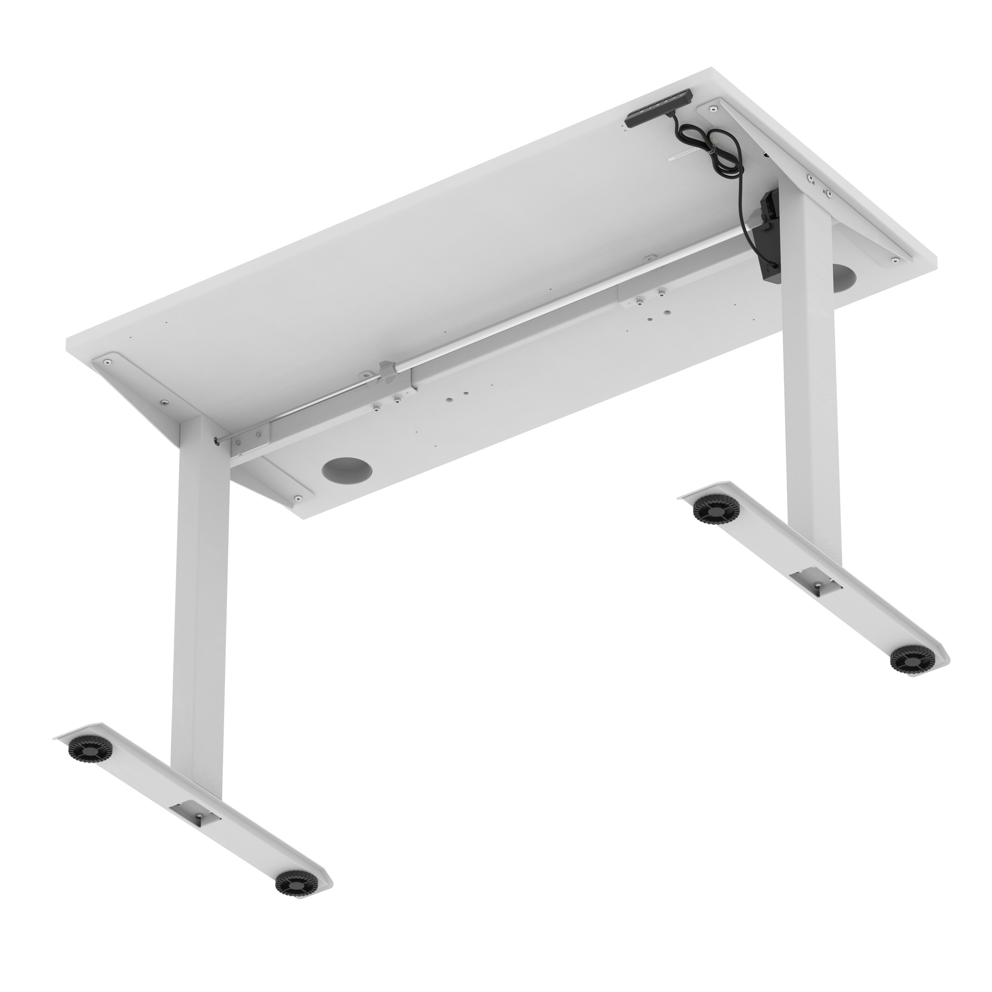 White / Silver Frame
