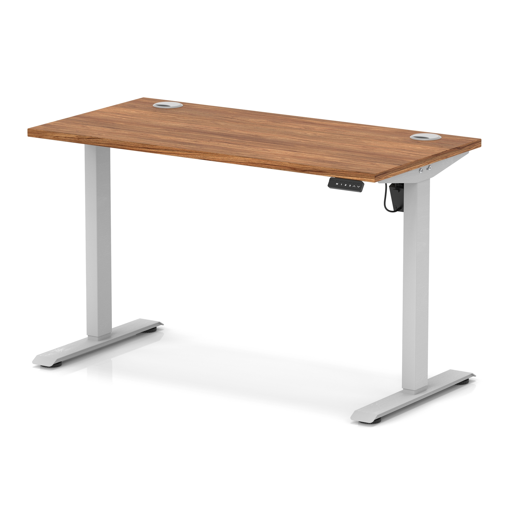 Walnut / Silver Frame