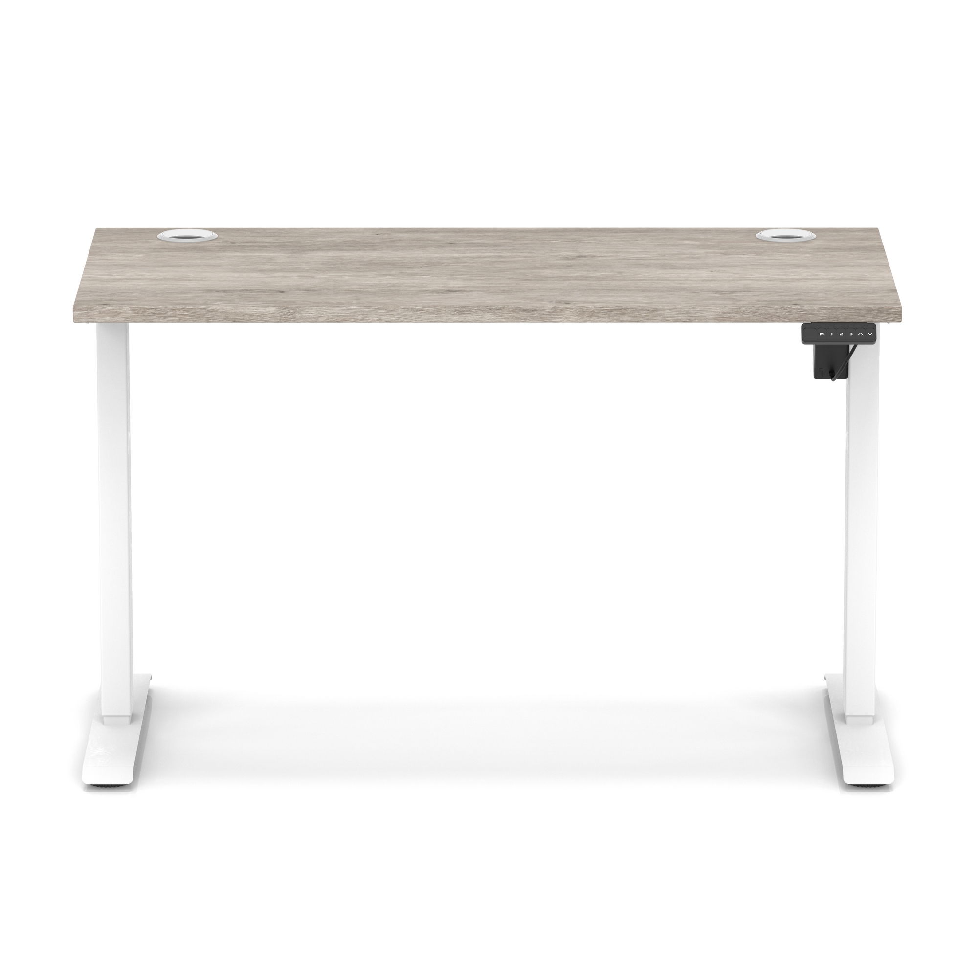 Grey Oak / White Frame