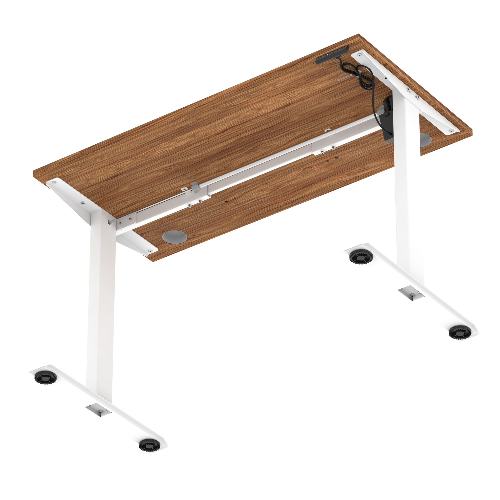 Walnut / White Frame