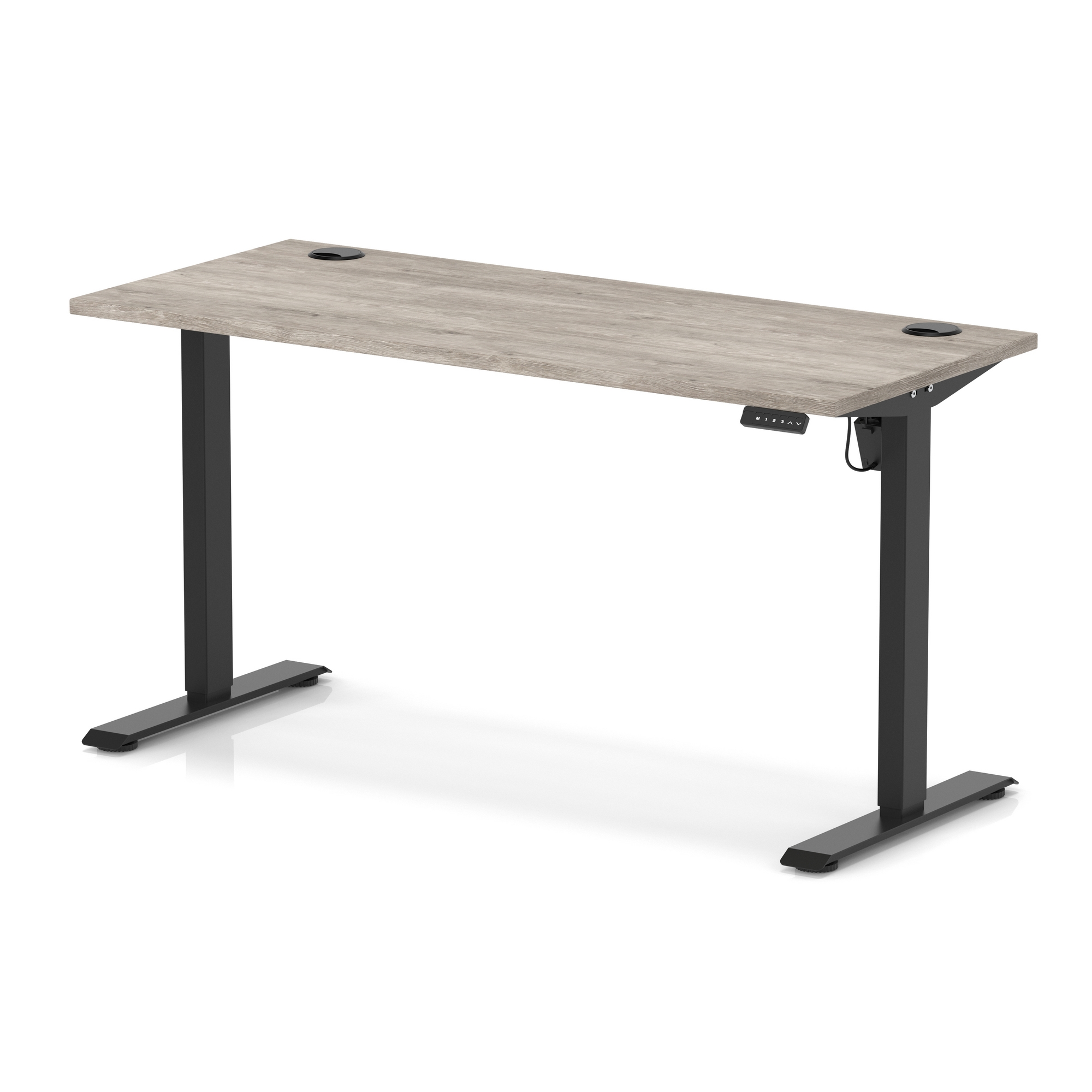 Grey Oak / Black Frame