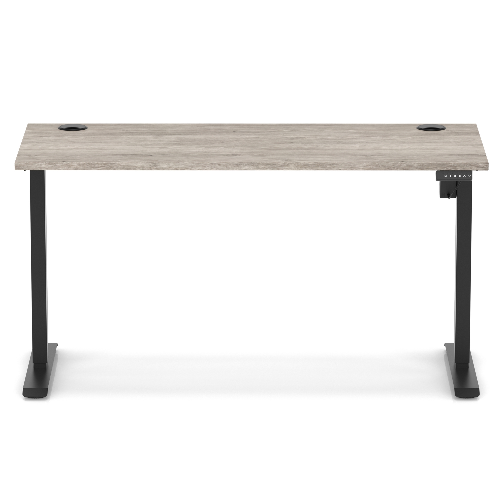 Grey Oak / Black Frame