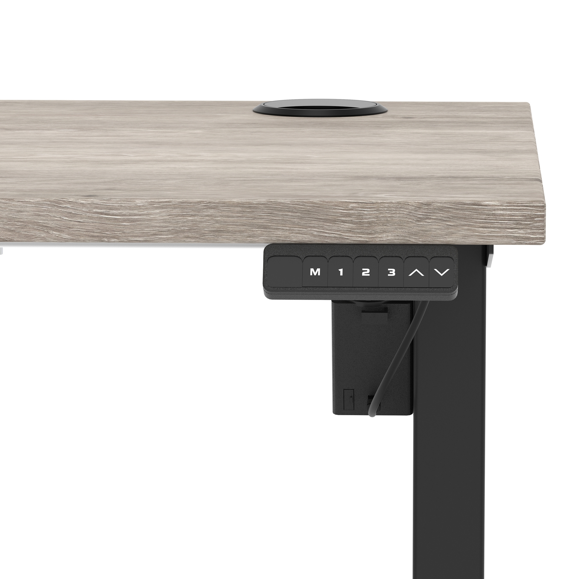 Grey Oak / Black Frame