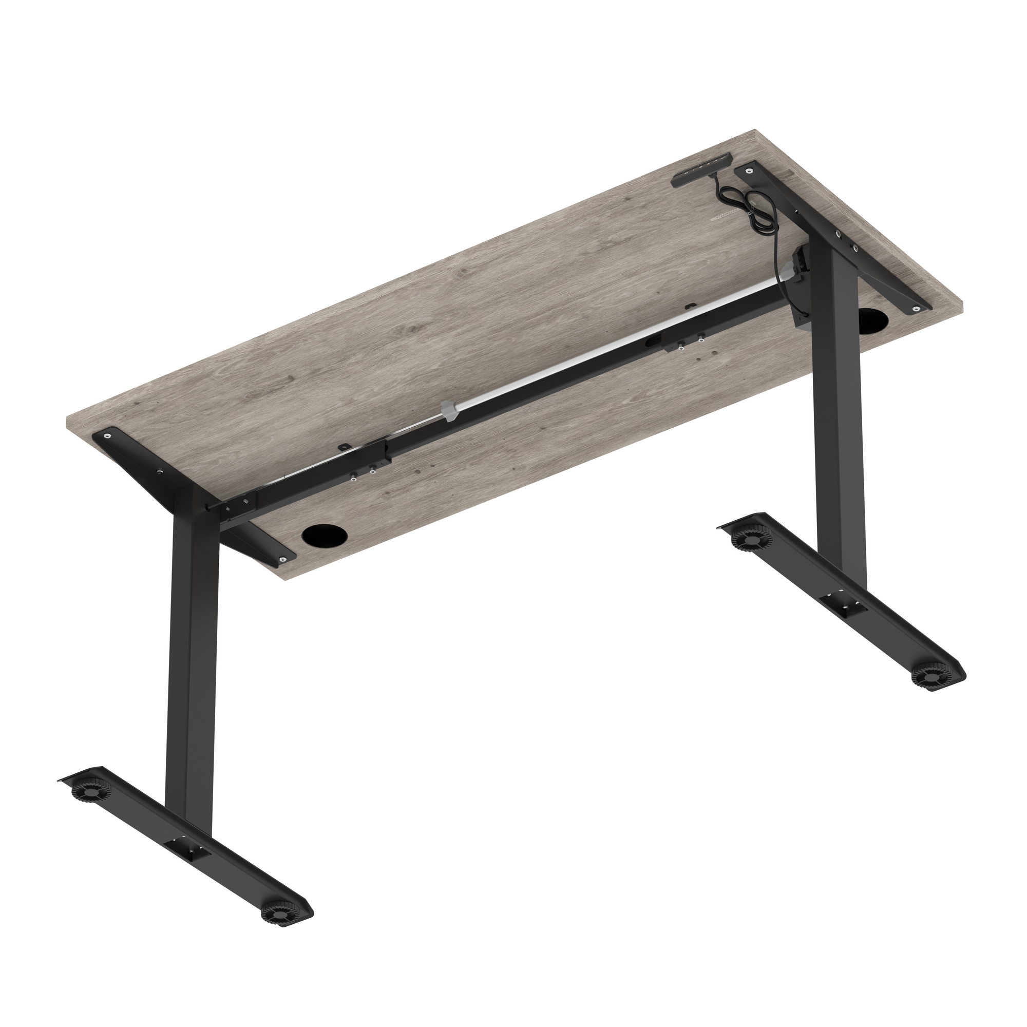Grey Oak / Black Frame