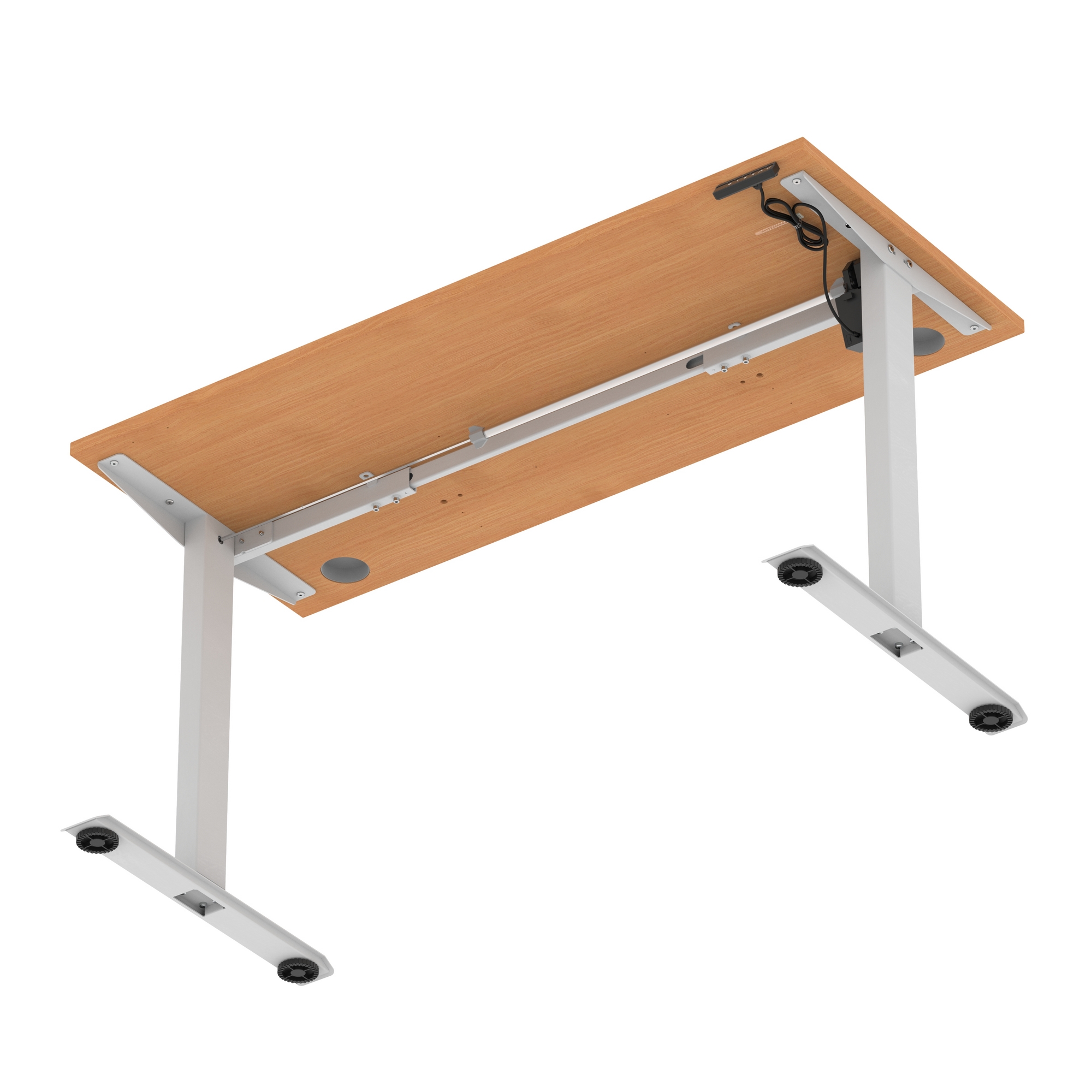 Beech / Silver Frame