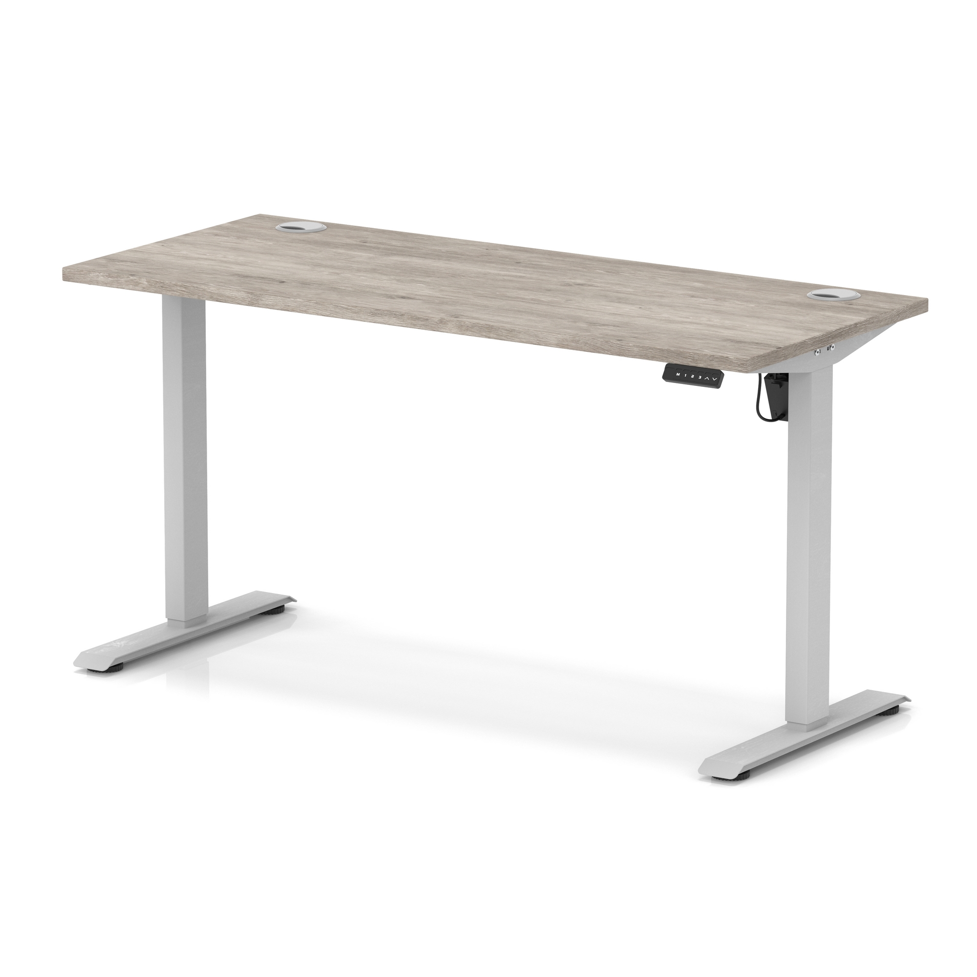 Grey Oak / Silver Frame