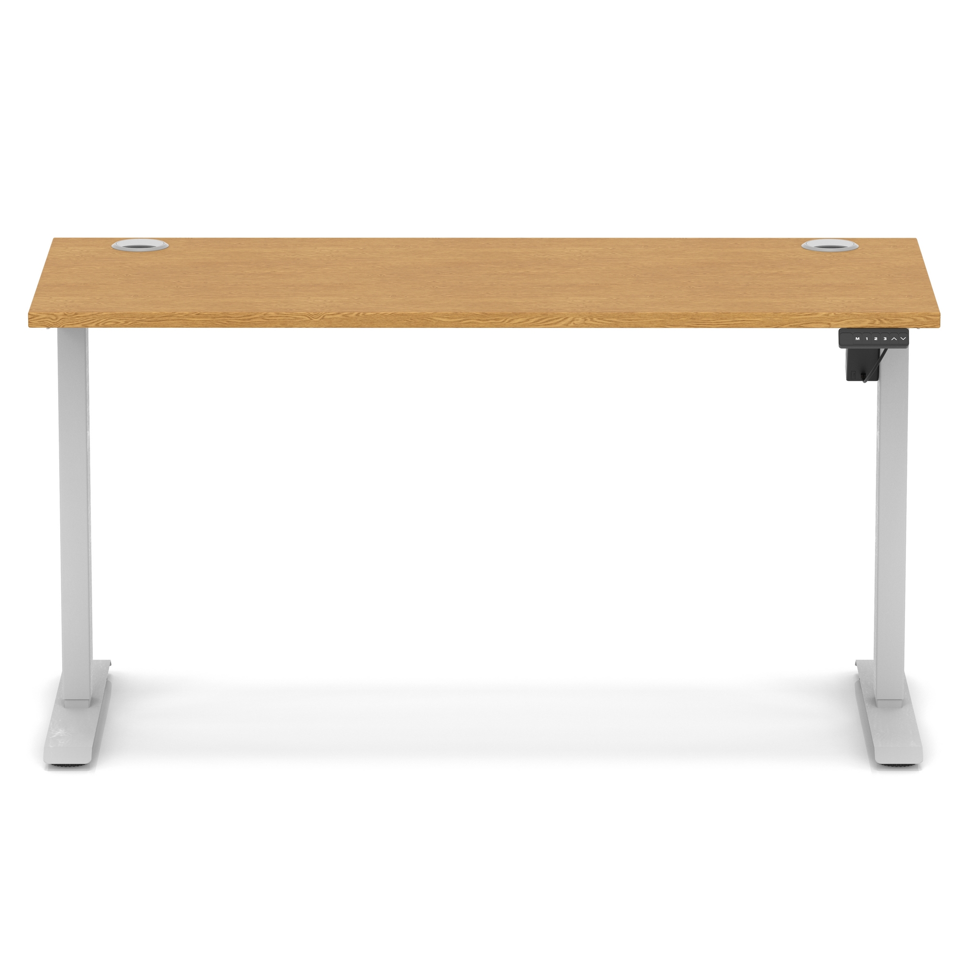 Oak / Silver Frame