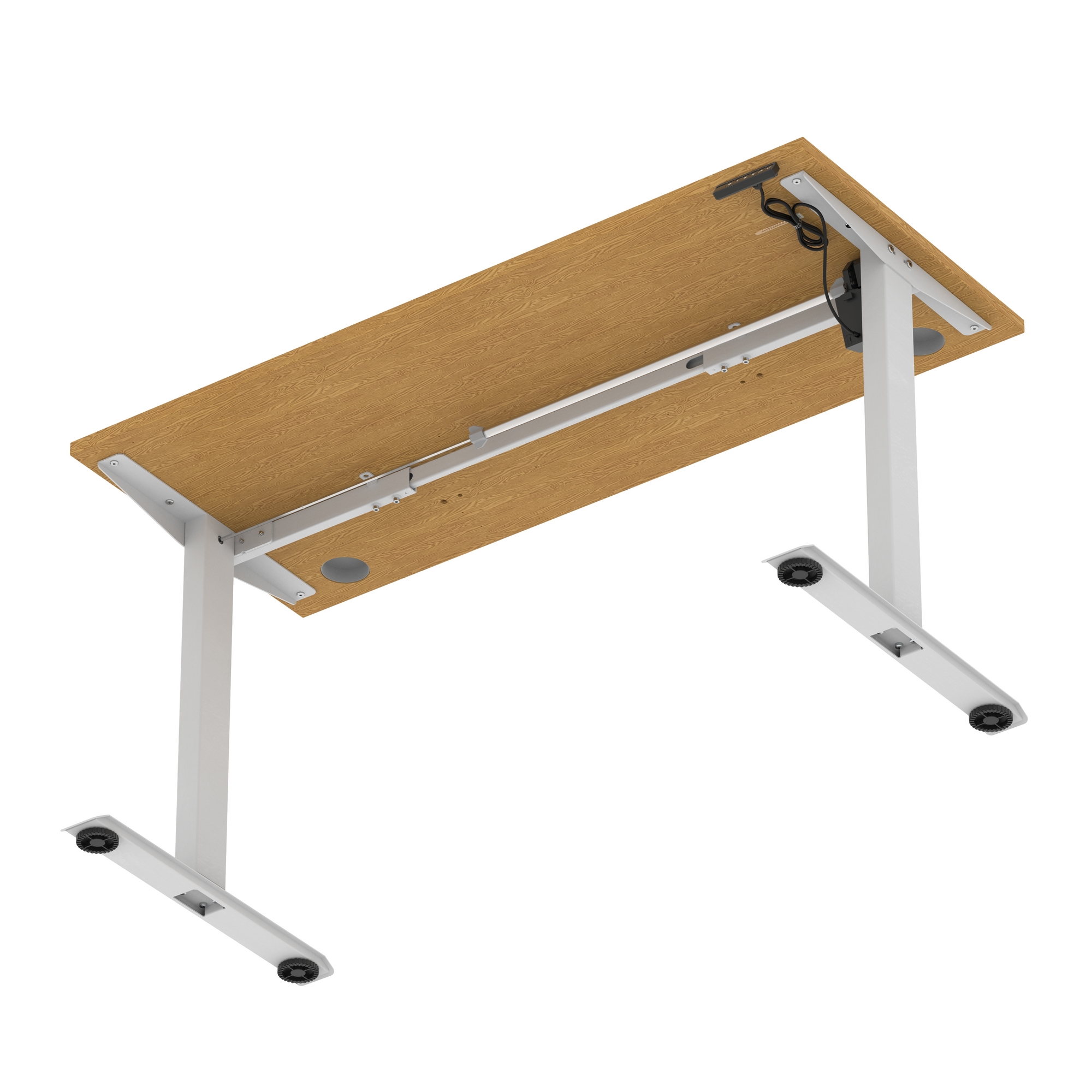 Oak / Silver Frame