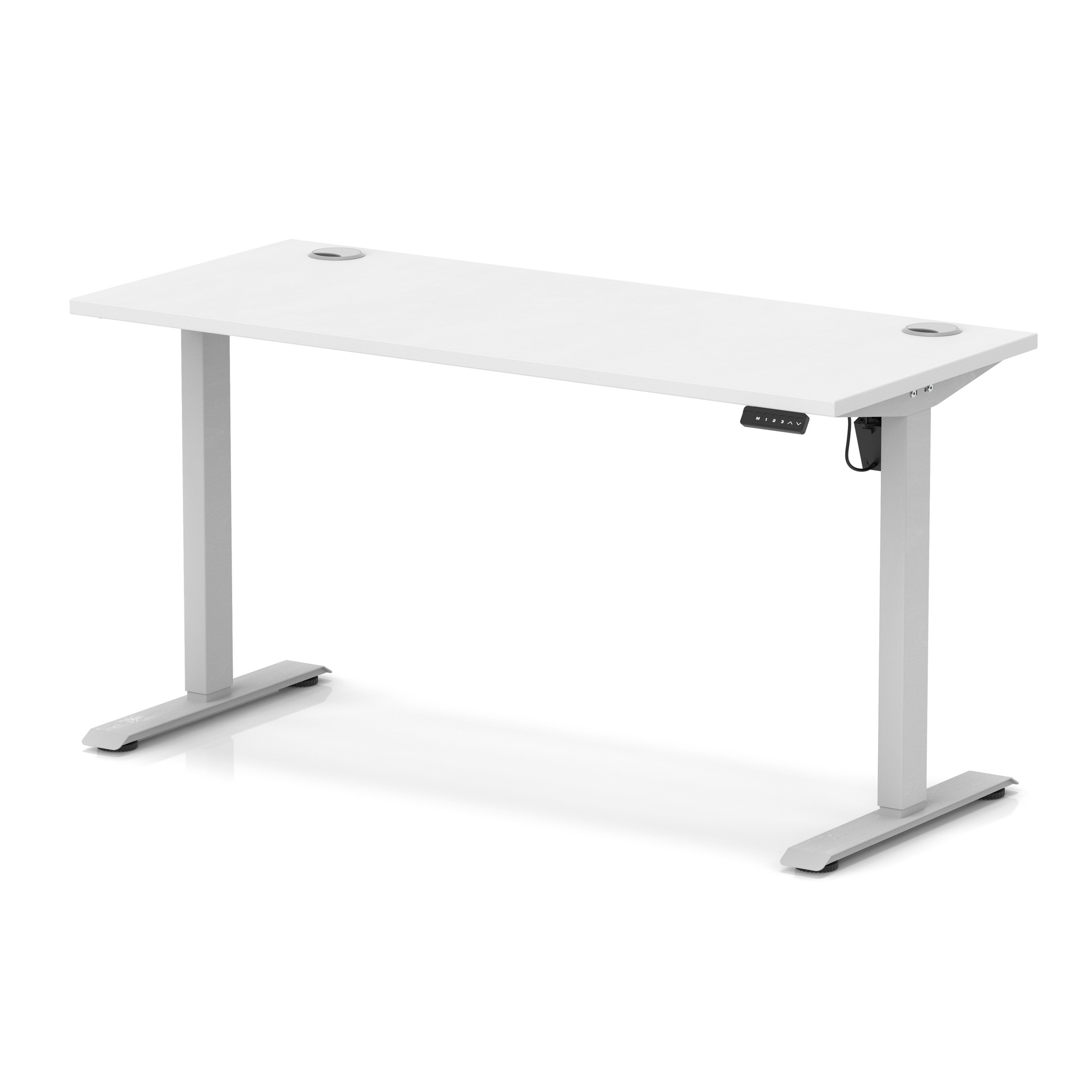 White / Silver Frame