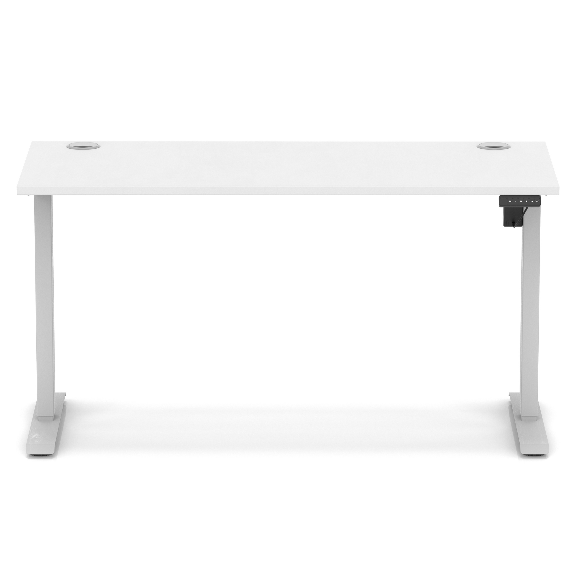 White / Silver Frame