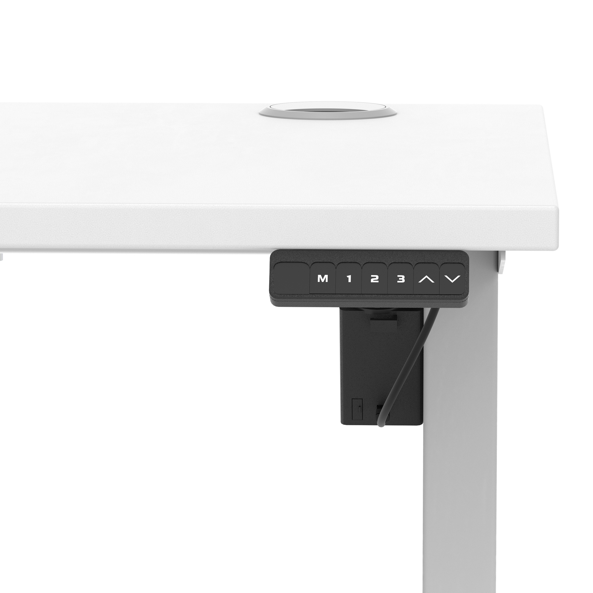White / Silver Frame