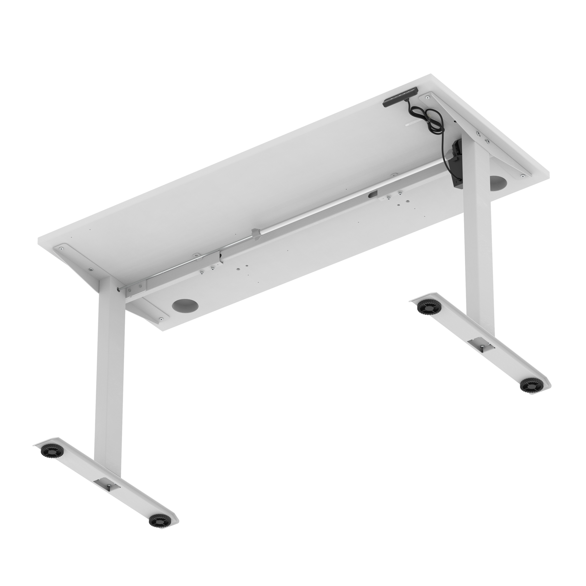 White / Silver Frame
