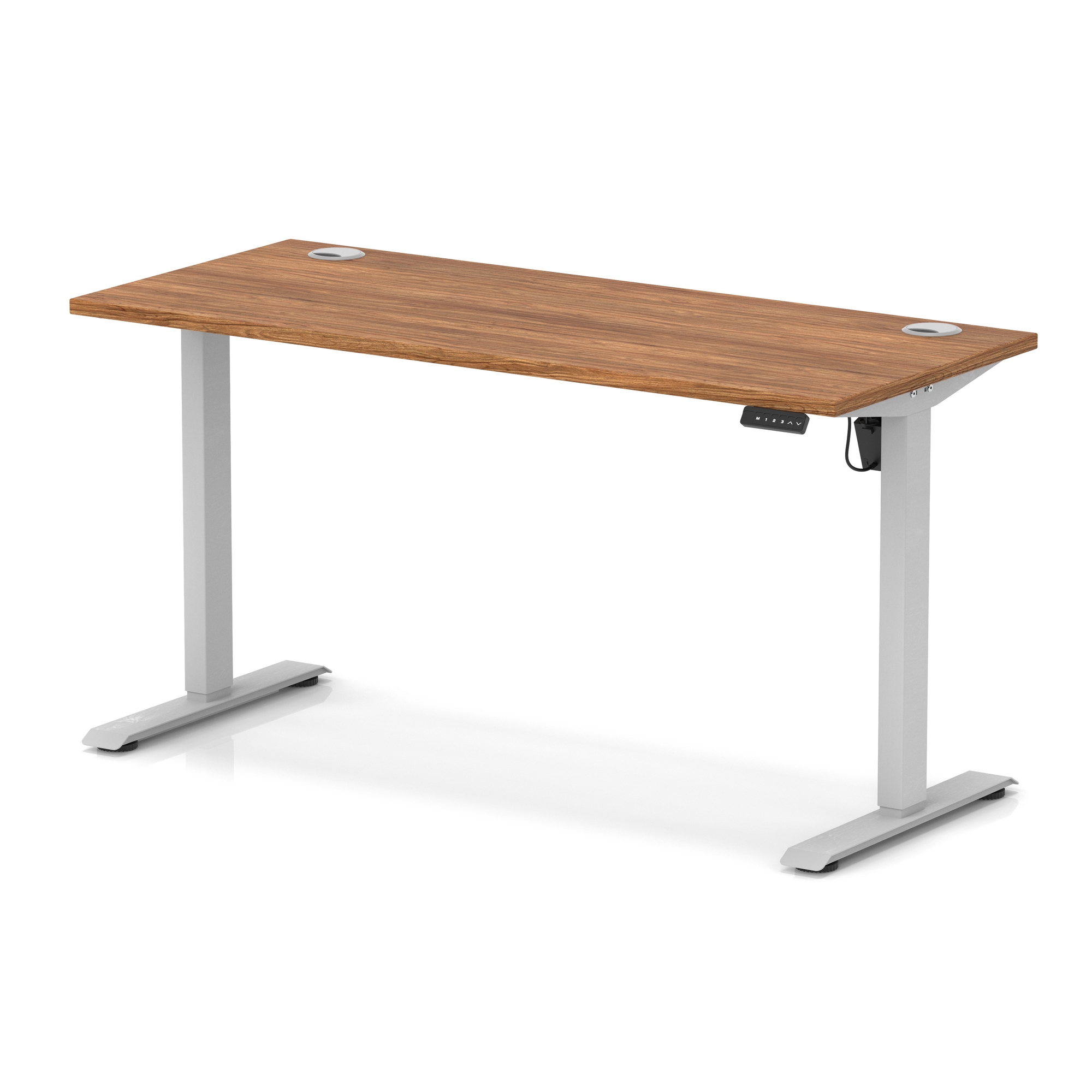 Walnut / Silver Frame