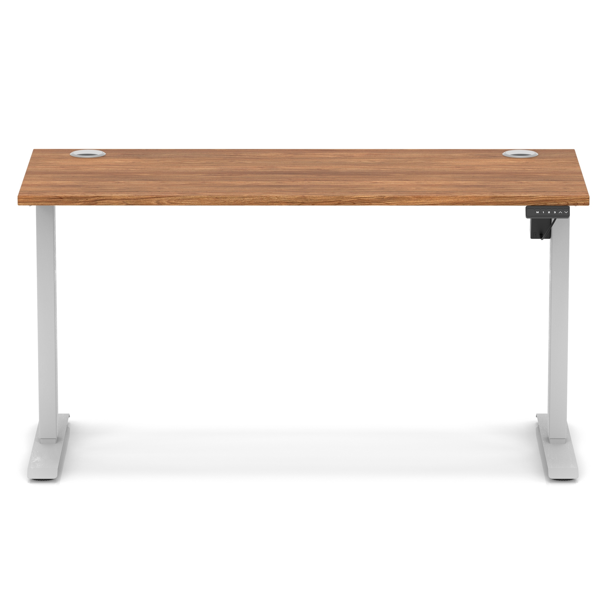 Walnut / Silver Frame
