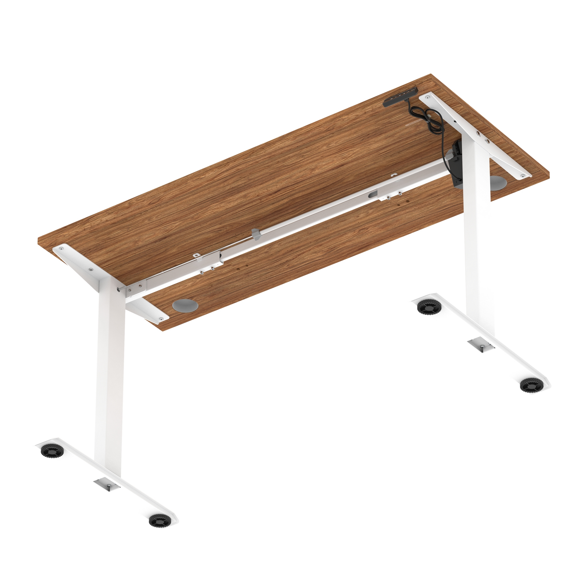 Walnut / White Frame
