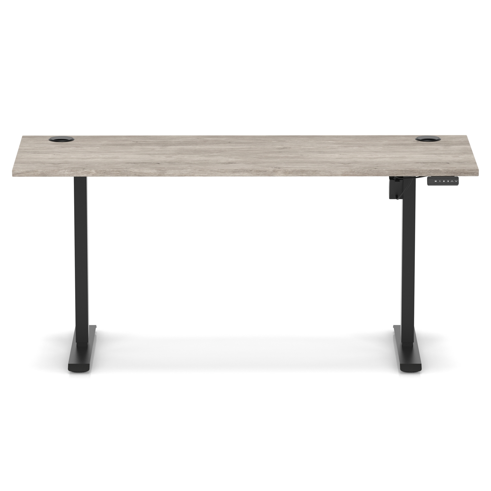 Grey Oak / Black Frame