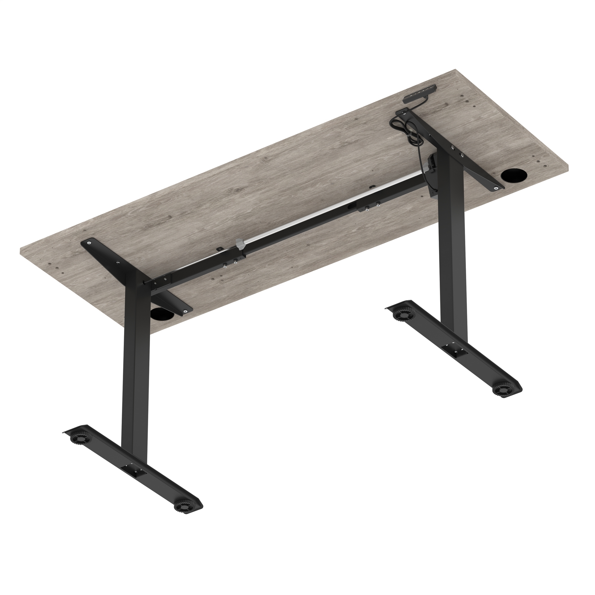 Grey Oak / Black Frame