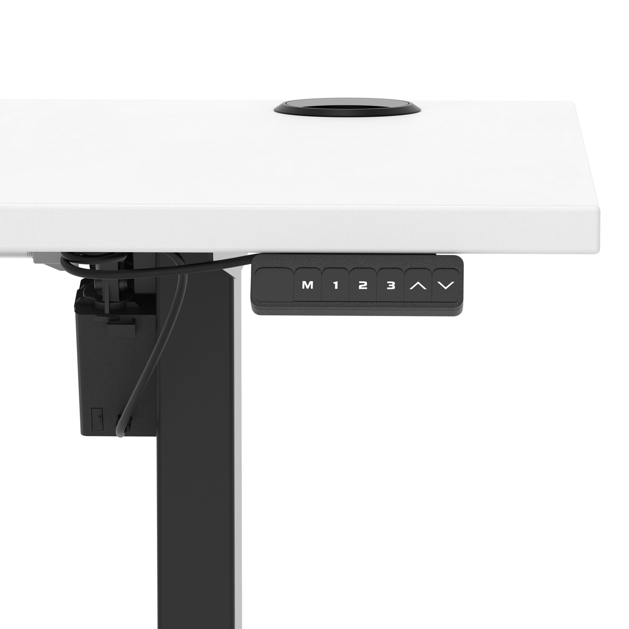 White / Black Frame