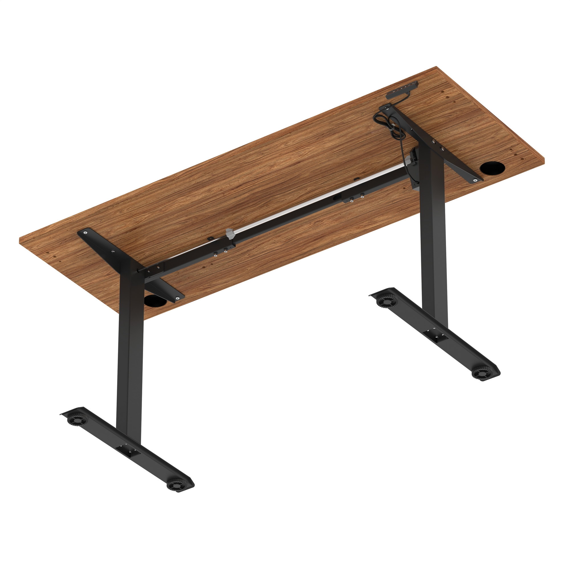 Walnut / Black Frame