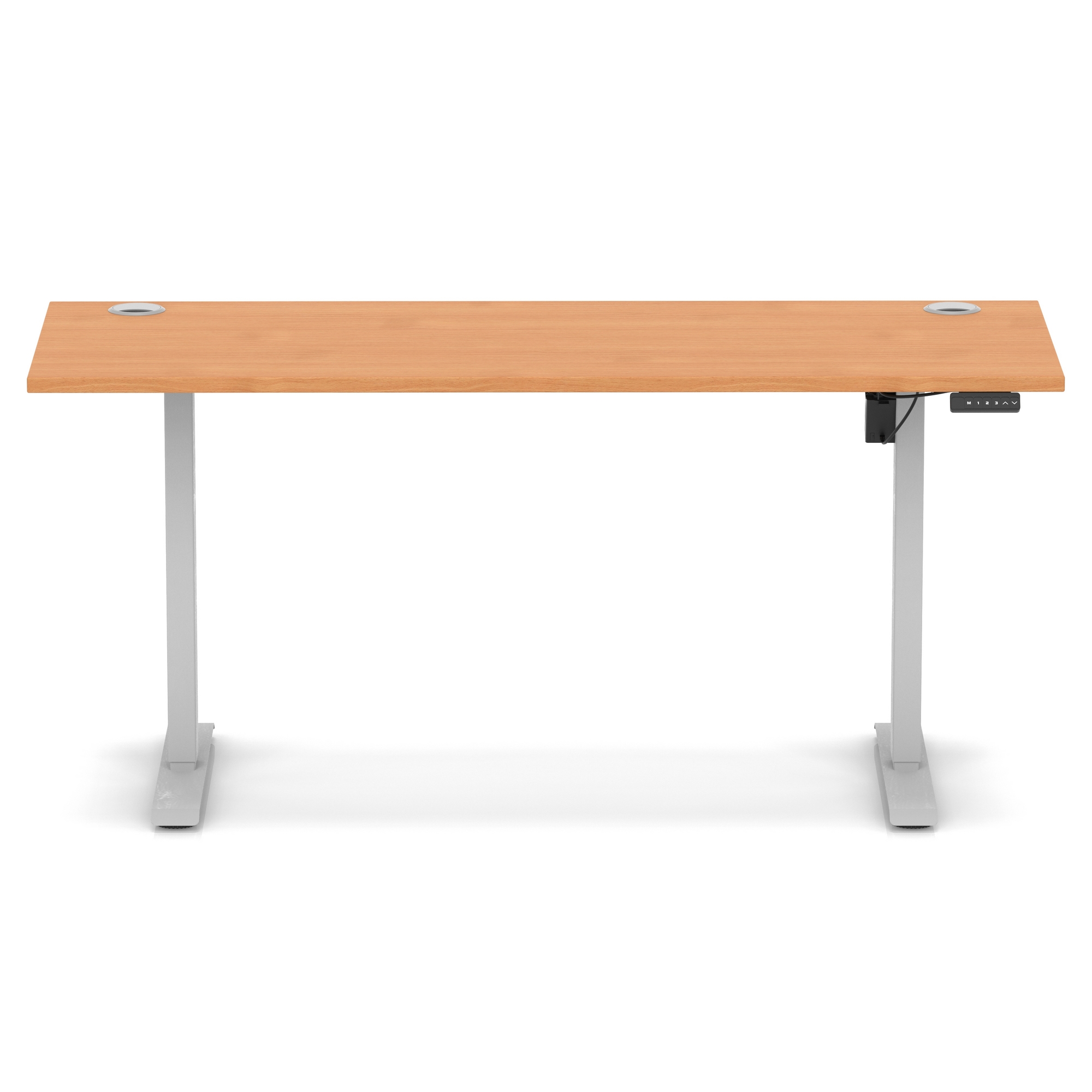 Beech / Silver Frame