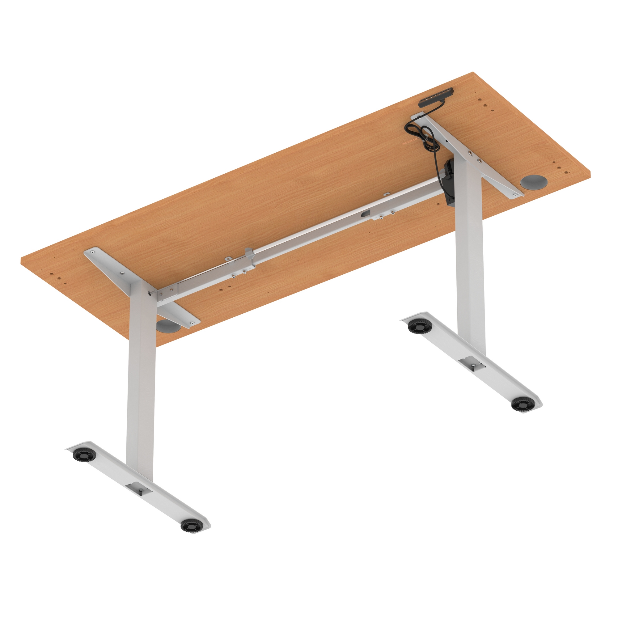 Beech / Silver Frame