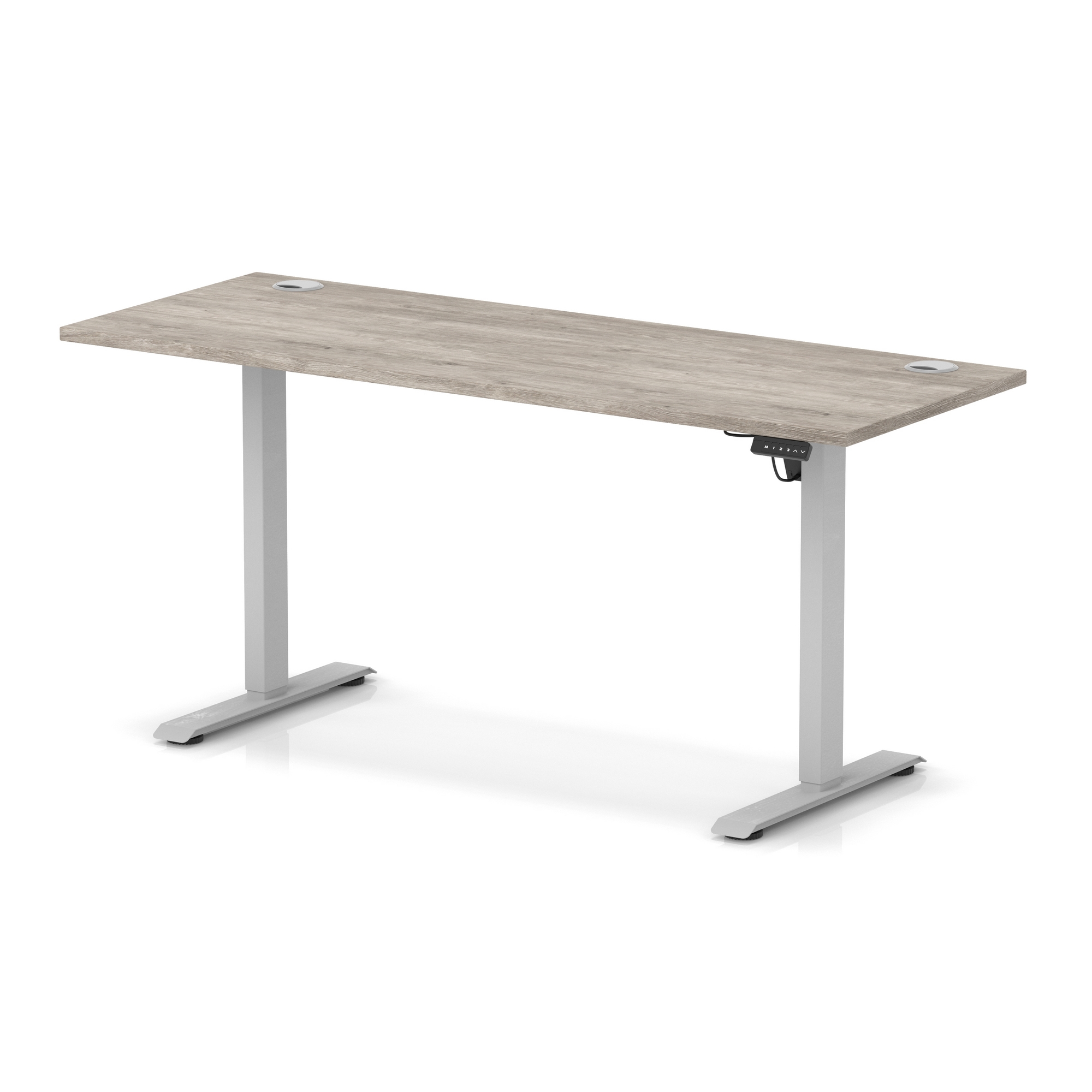 Grey Oak / Silver Frame