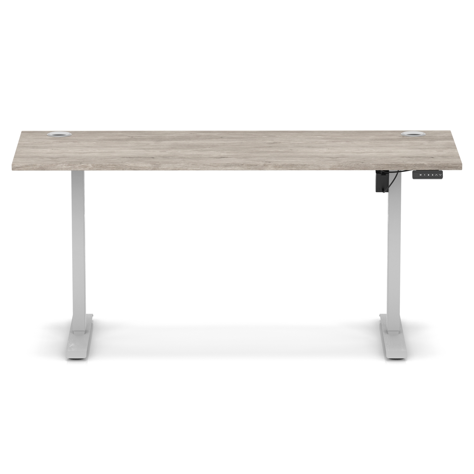 Grey Oak / Silver Frame