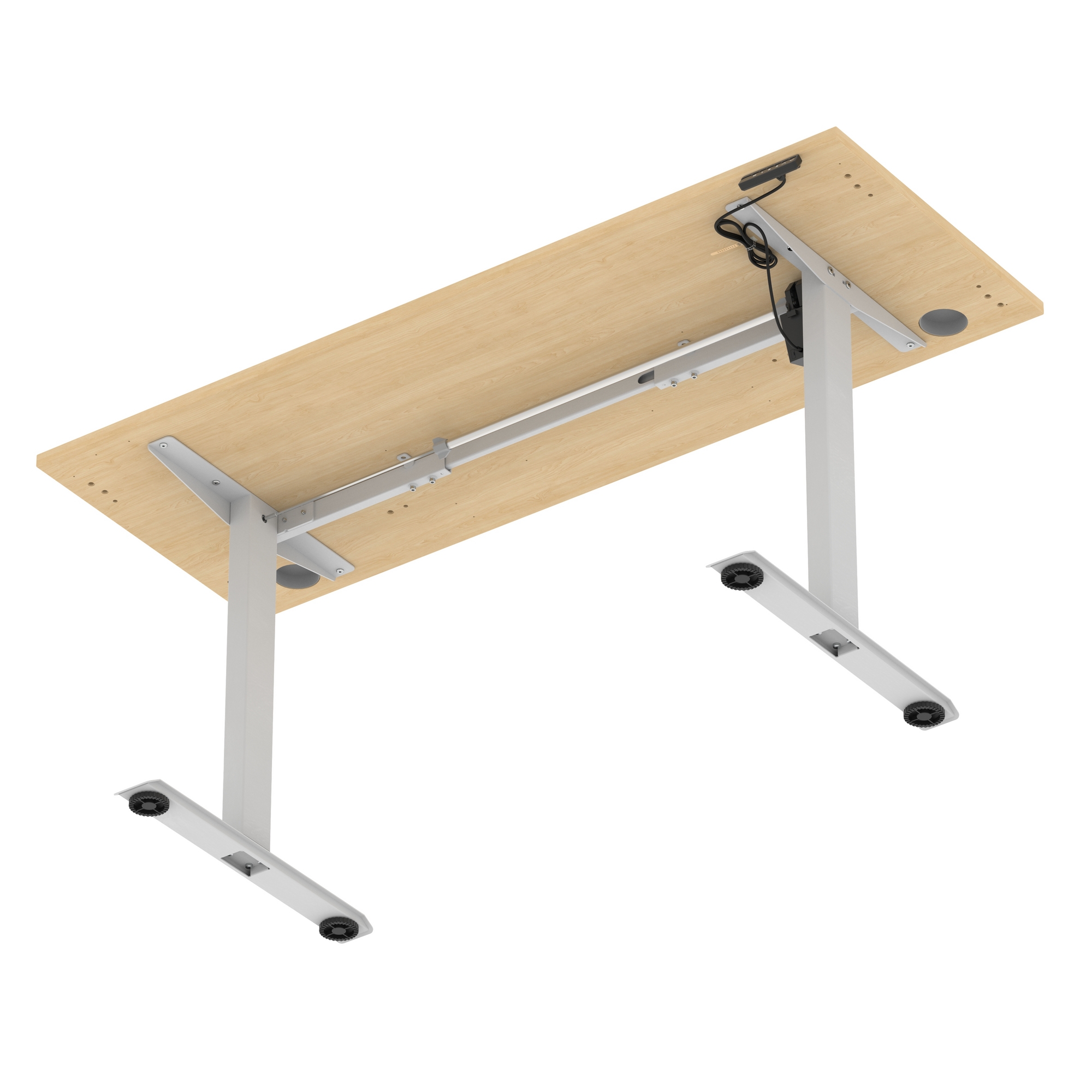 Maple / Silver Frame