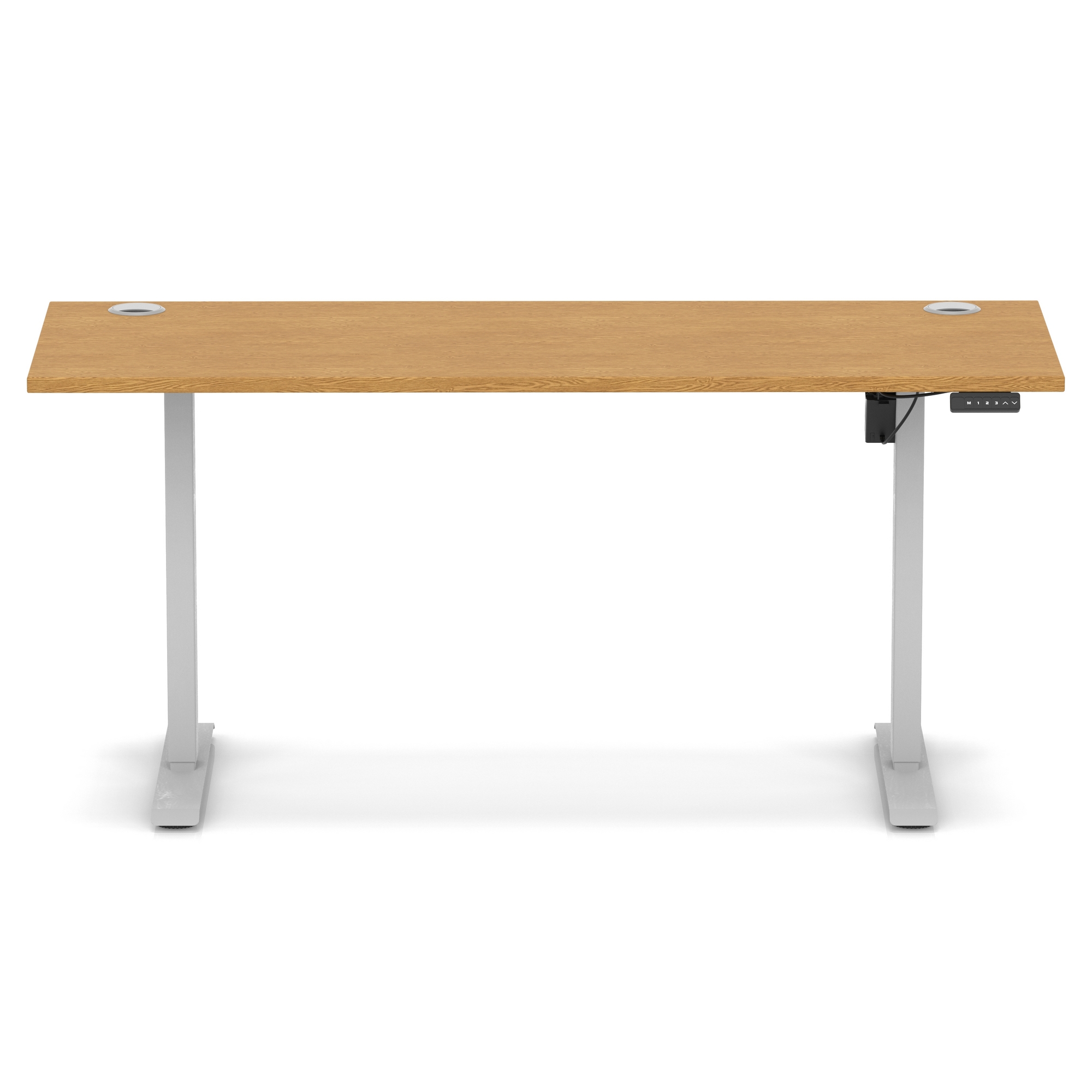 Oak / Silver Frame